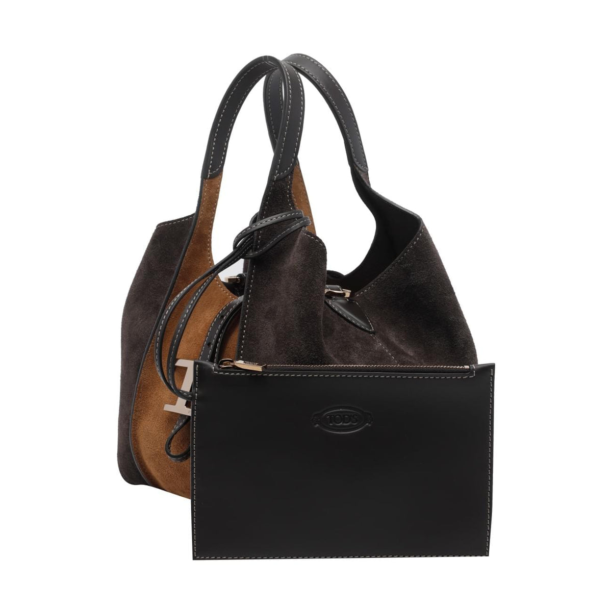 Tod's Women Mini Suede T Timeless Shopping Bag TOD'S