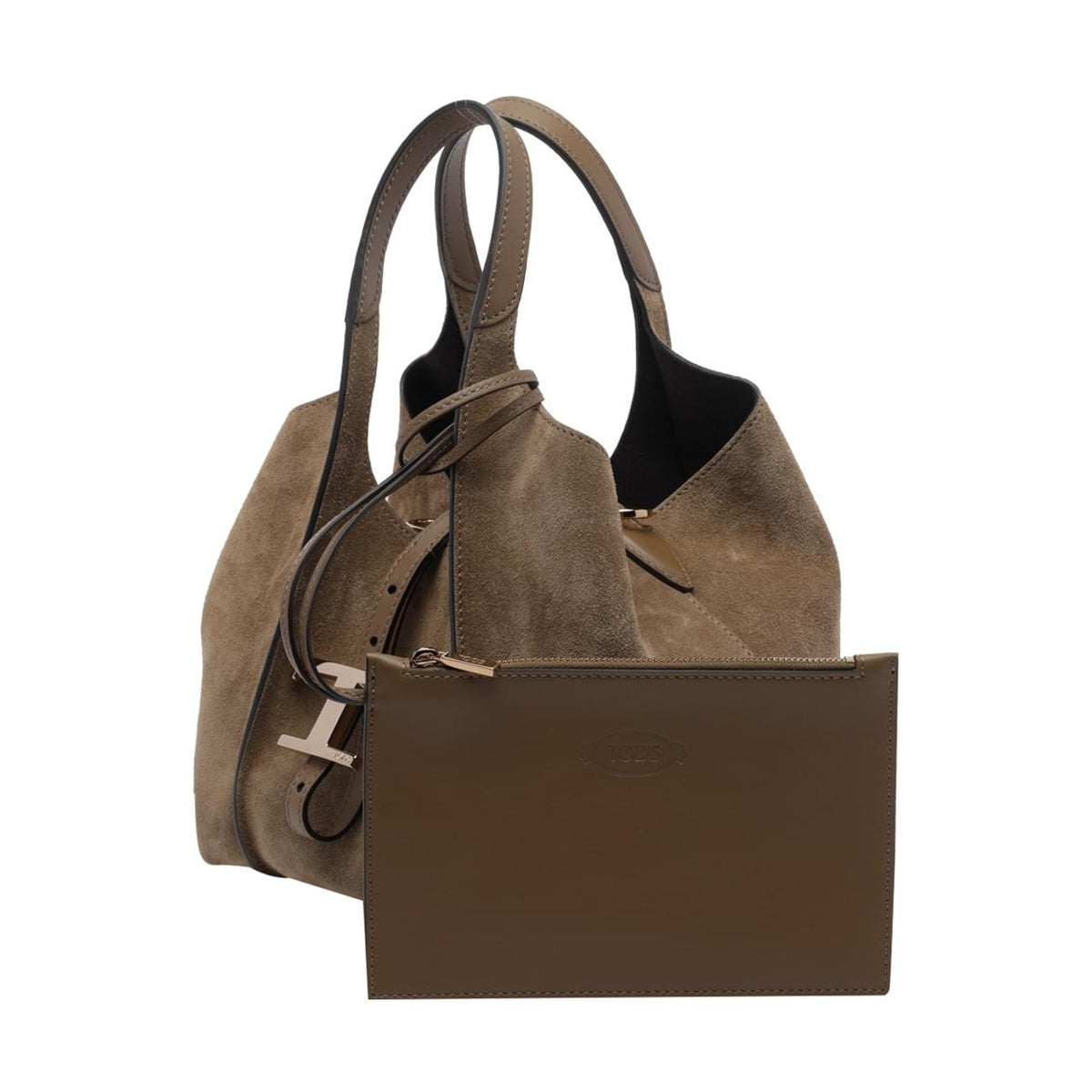 Tod's Women Mini Suede T Timeless Shopping Bag TOD'S
