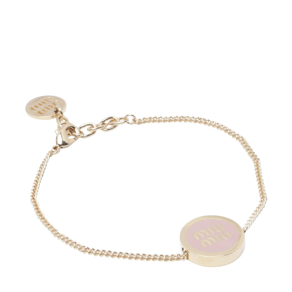 Miu Miu Women Miu Miu Logo Enameled Metal Bracelet MIU MIU