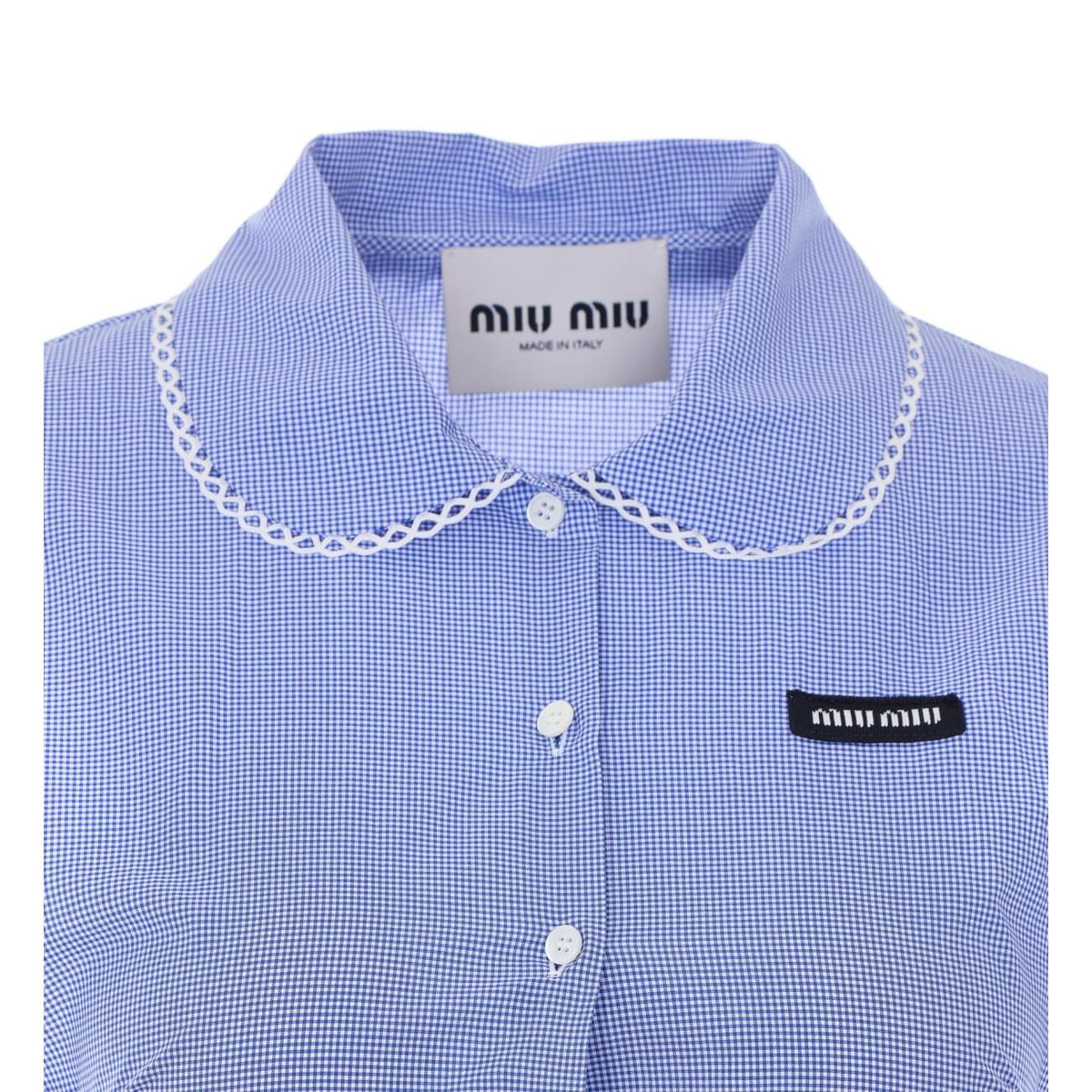 Miu Miu Women Miu Miu Logo Mini Dress MIU MIU
