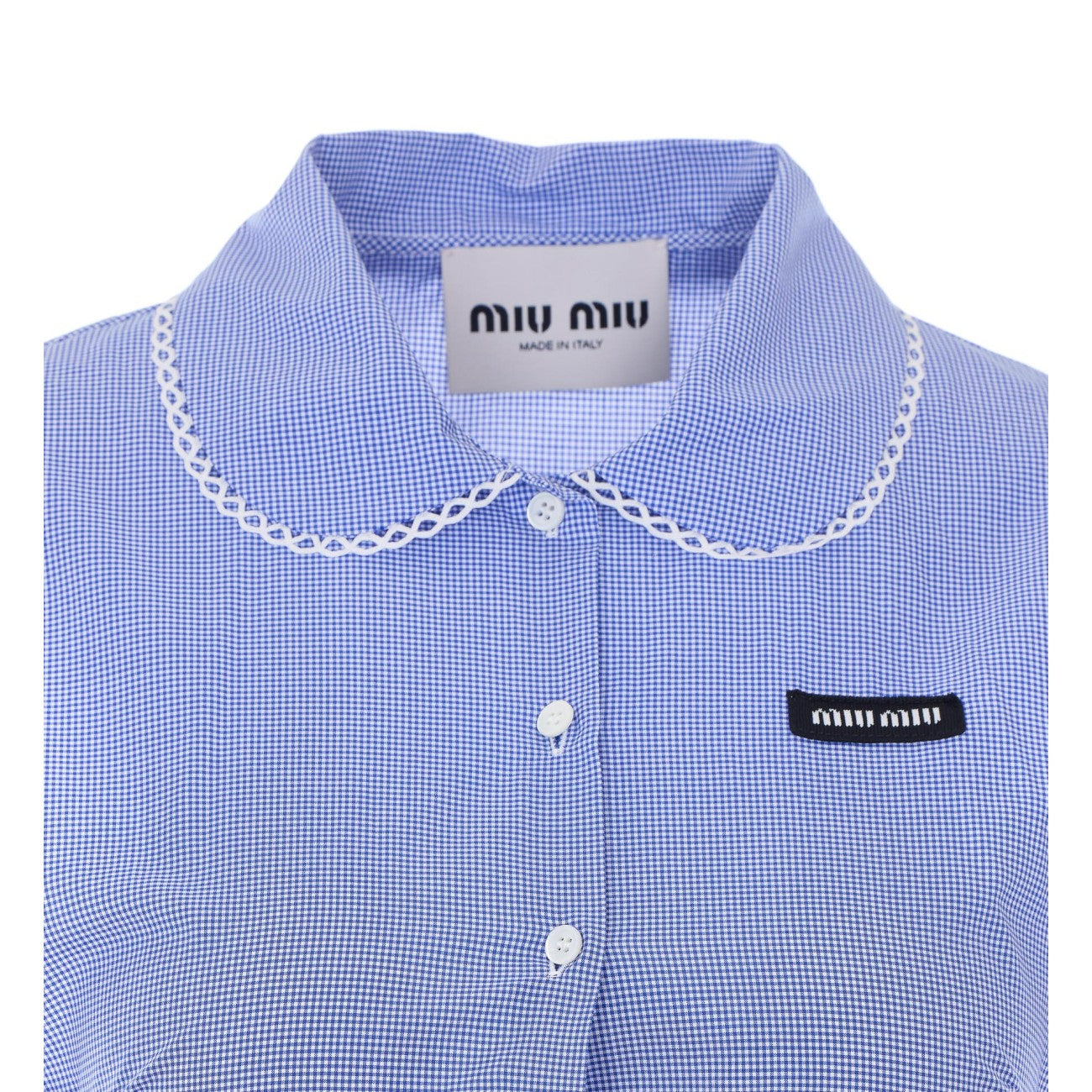 Miu Miu Women Miu Miu Logo Mini Dress MIU MIU