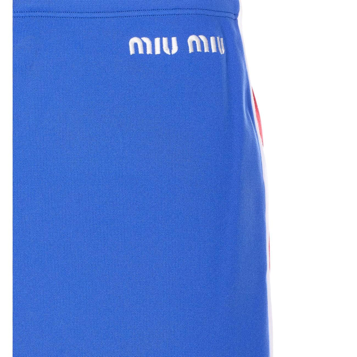 Miu Miu Women Miu Miu Logo Mini Skirt MIU MIU