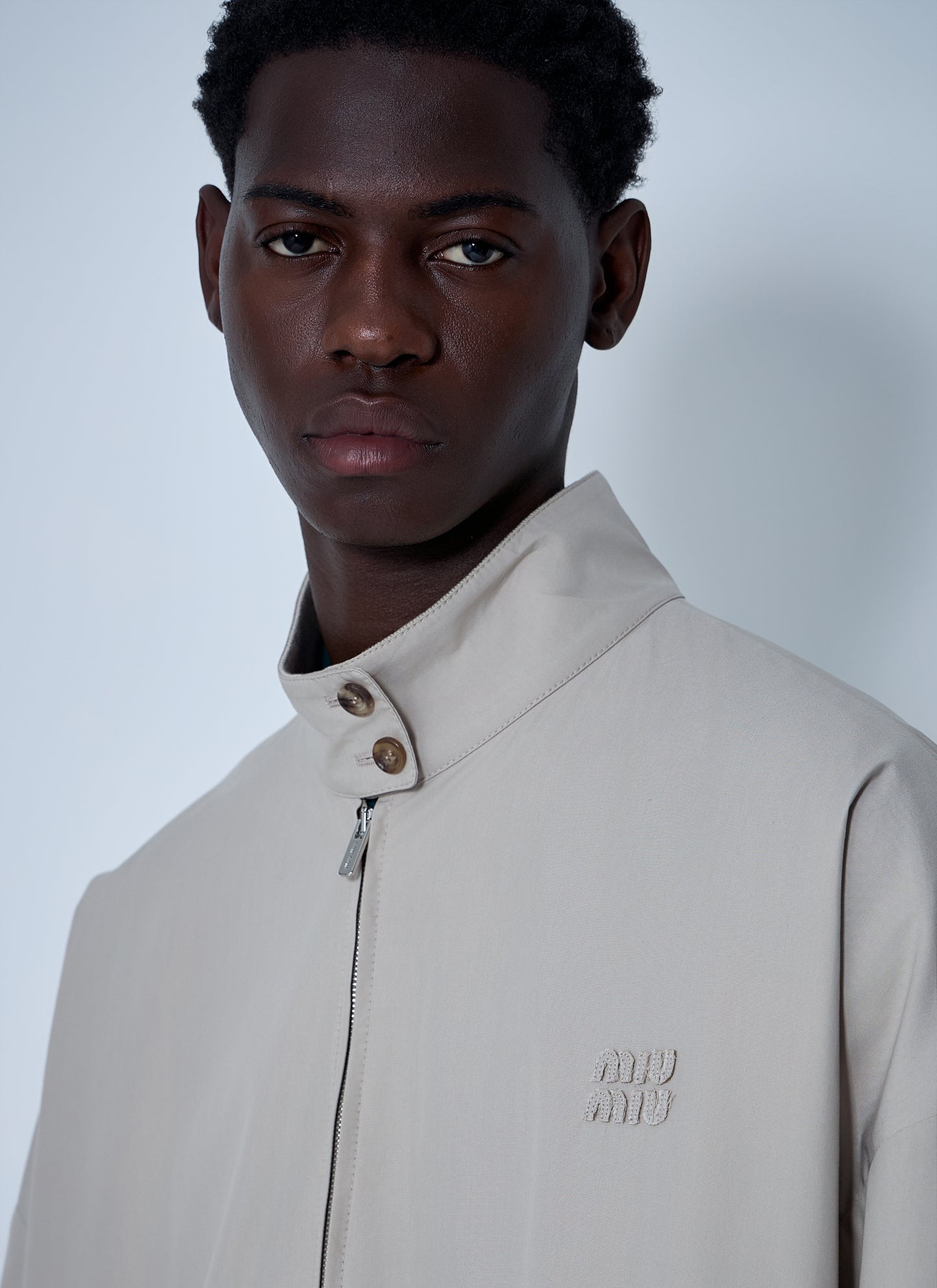 Miu Miu Men Panama Blouson Jacket MIU MIU