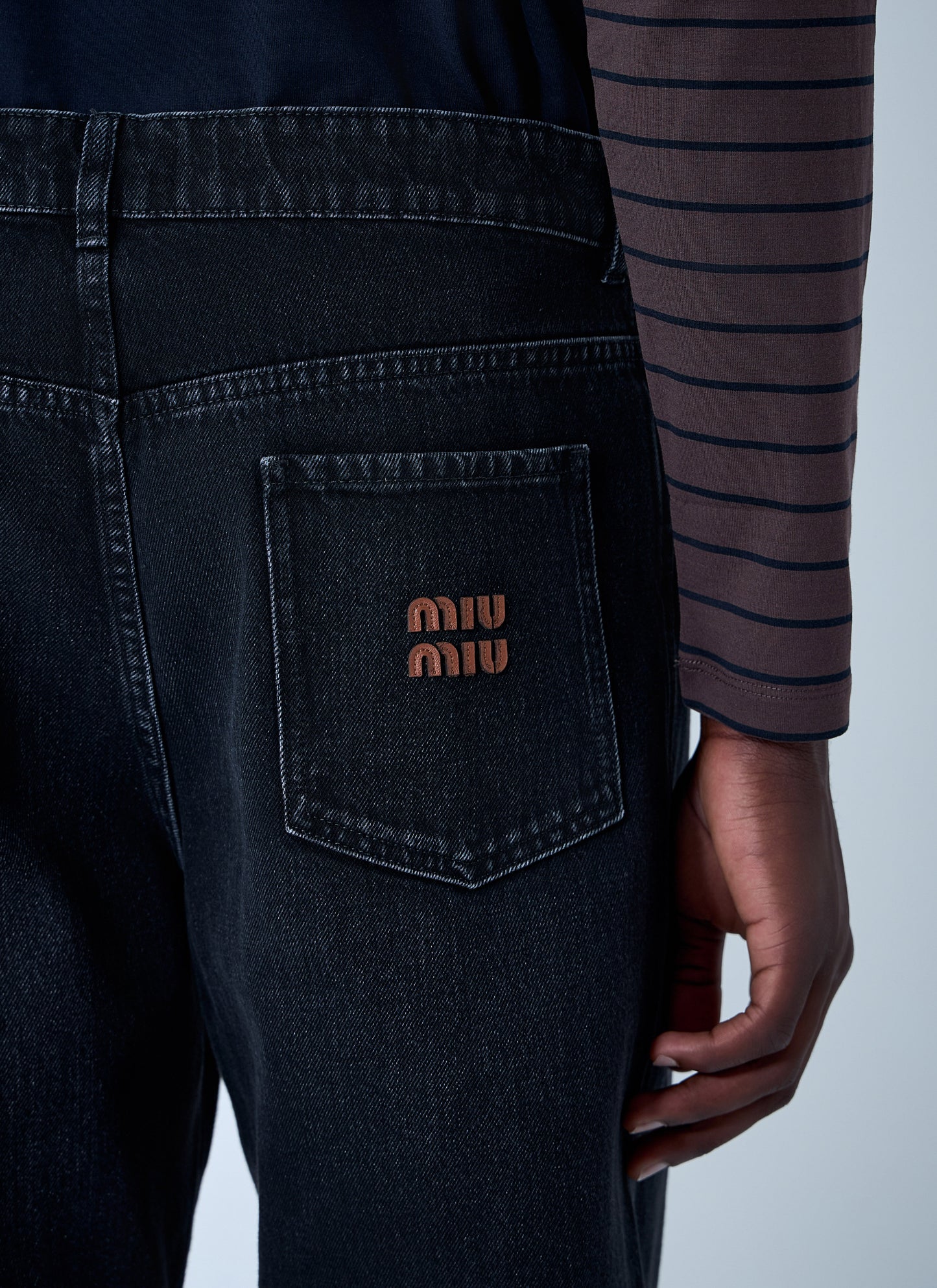 Miu Miu Men Five-Pocket Jeans MIU MIU