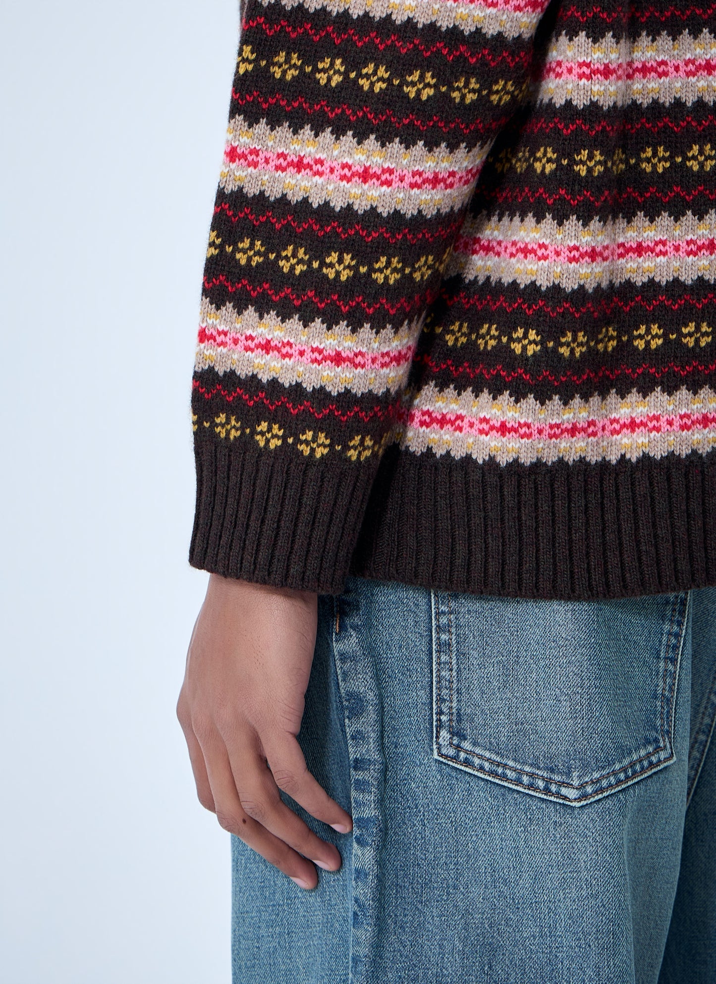 Miu Miu Men Fairisle Sweater MIU MIU