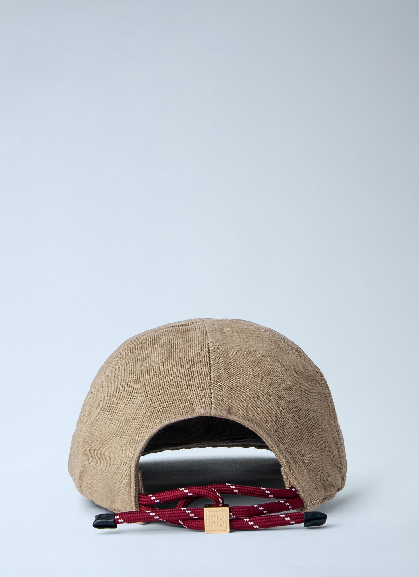 Miu Miu Men Embroidered Logo Cap MIU MIU