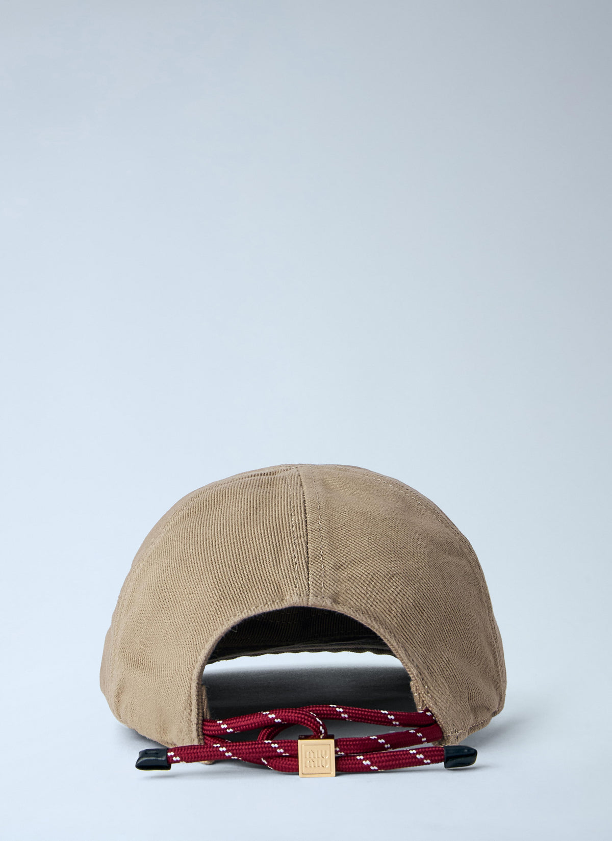 Miu Miu Men Embroidered Logo Cap MIU MIU