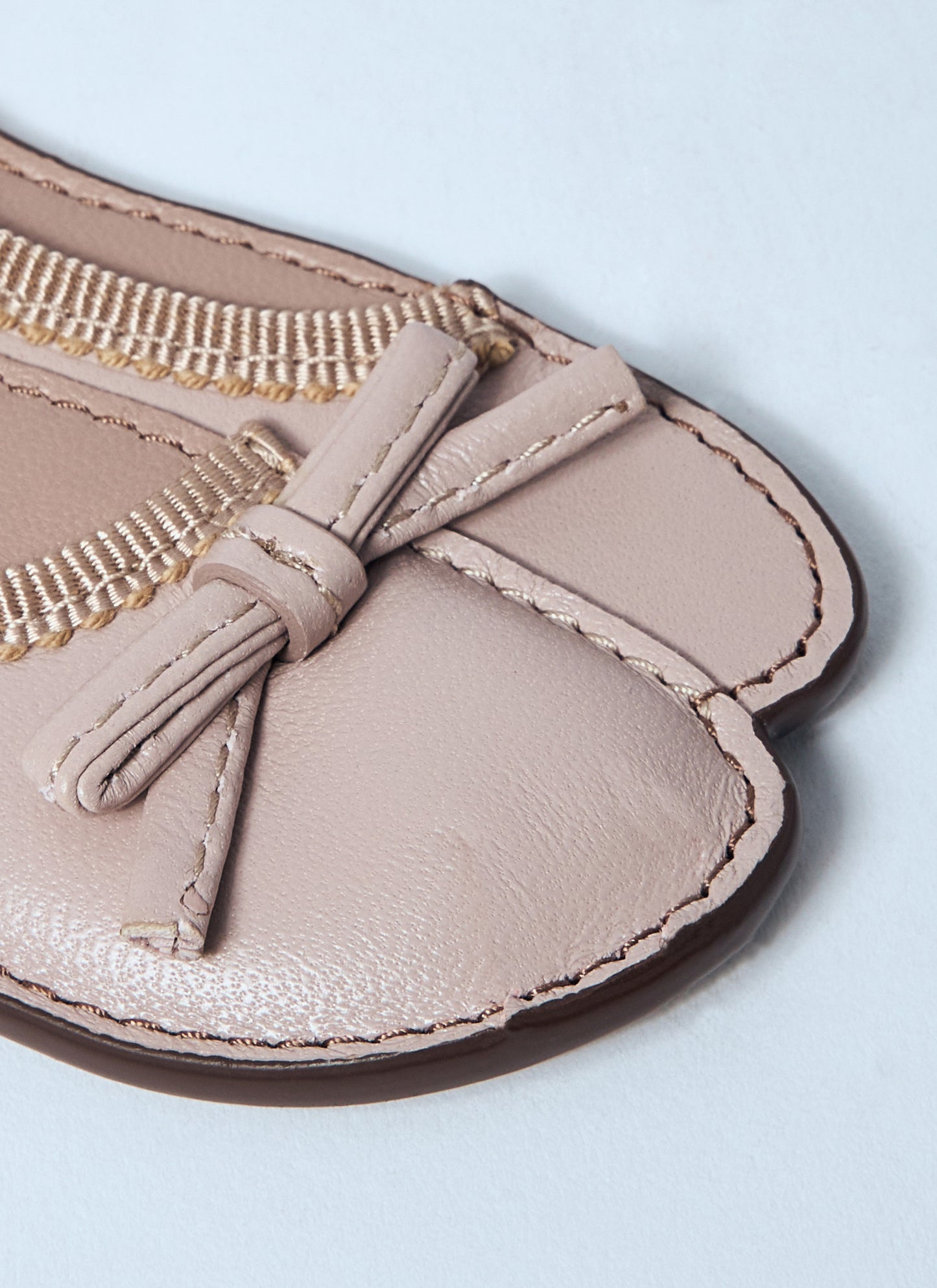 Miu Miu Women Miu Ballet Leather Keychain MIU MIU