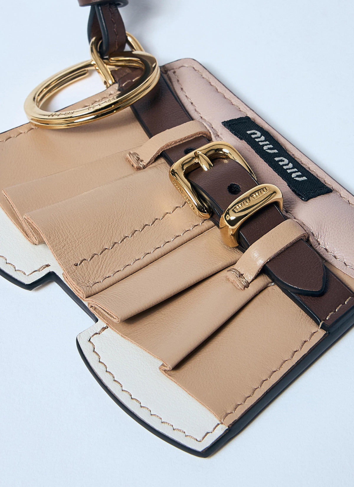 Miu Miu Women Leather Skirt Keyring MIU MIU