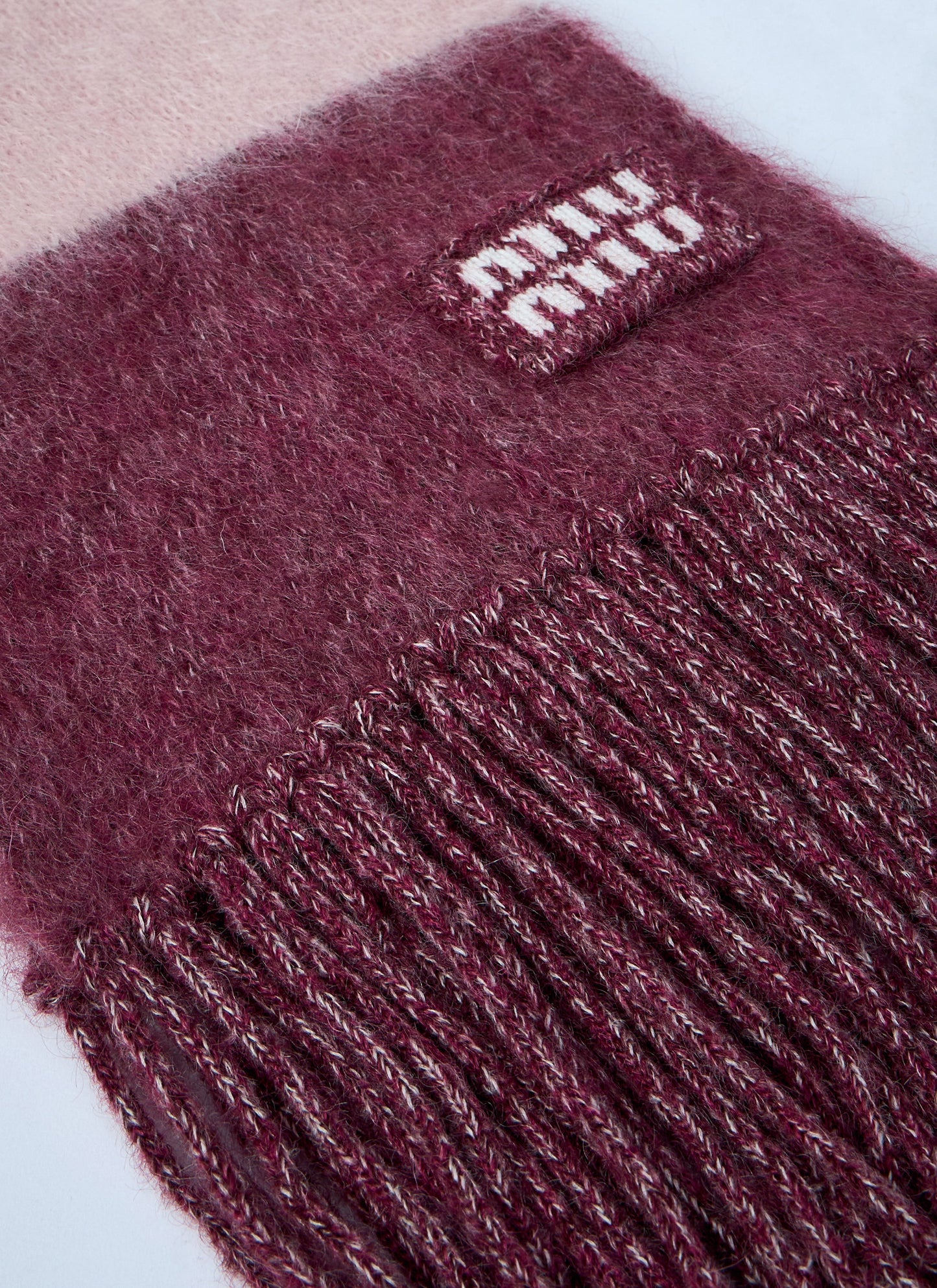 Miu Miu Women Logo Motif Scarf MIU MIU