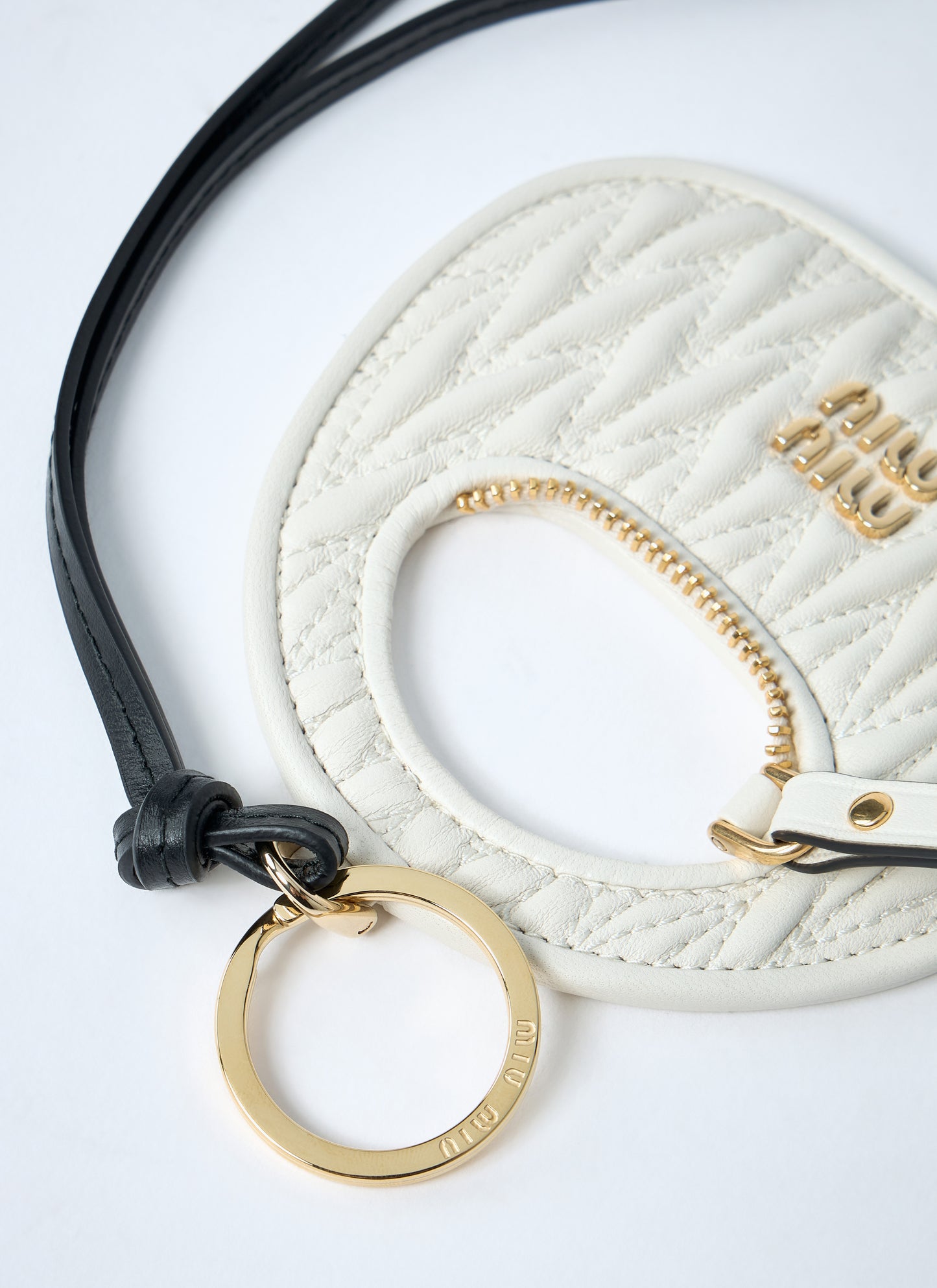 Miu Miu Women Wander Leather Keyring MIU MIU