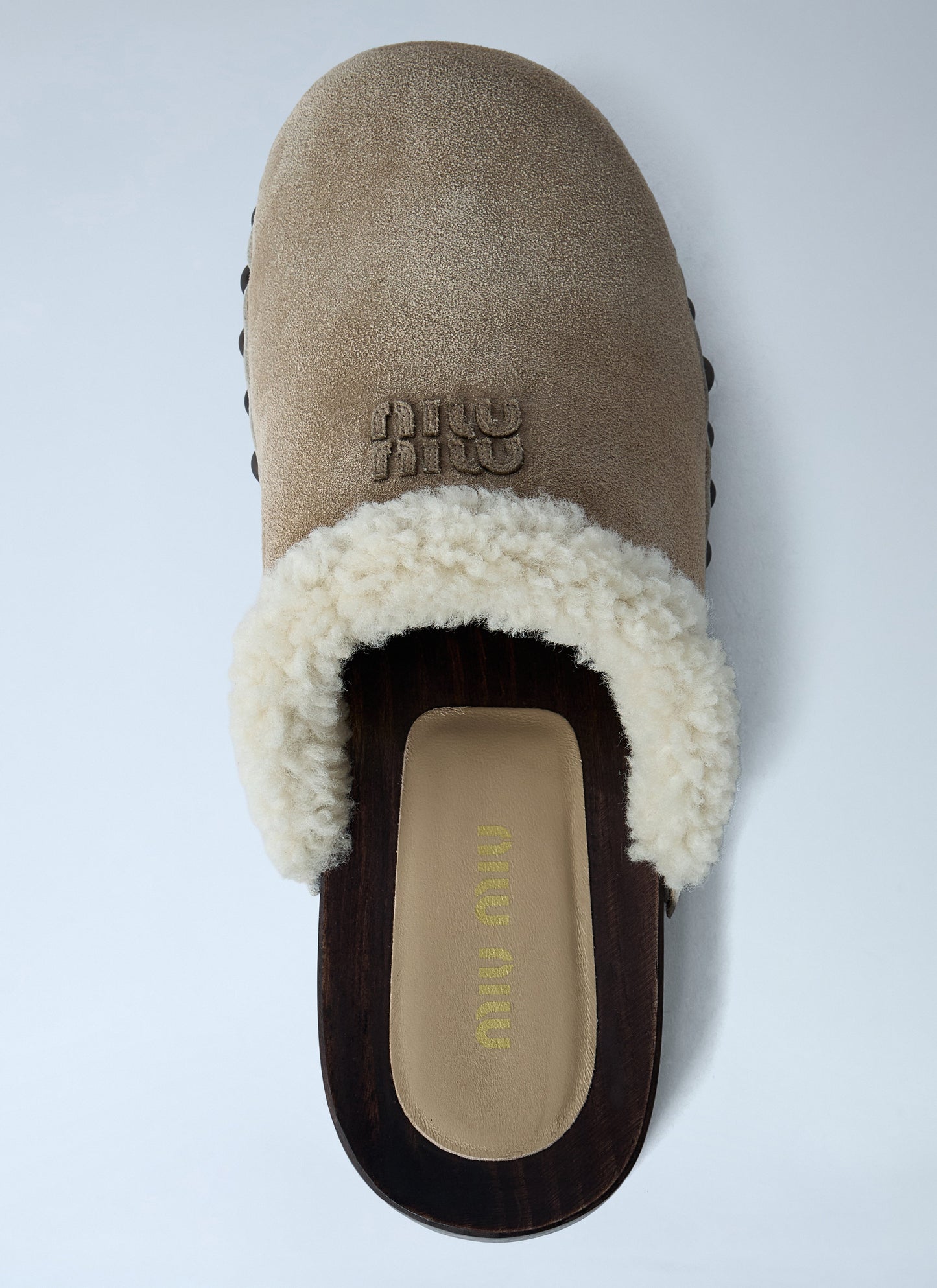 Miu Miu Women Suede Clogs MIU MIU