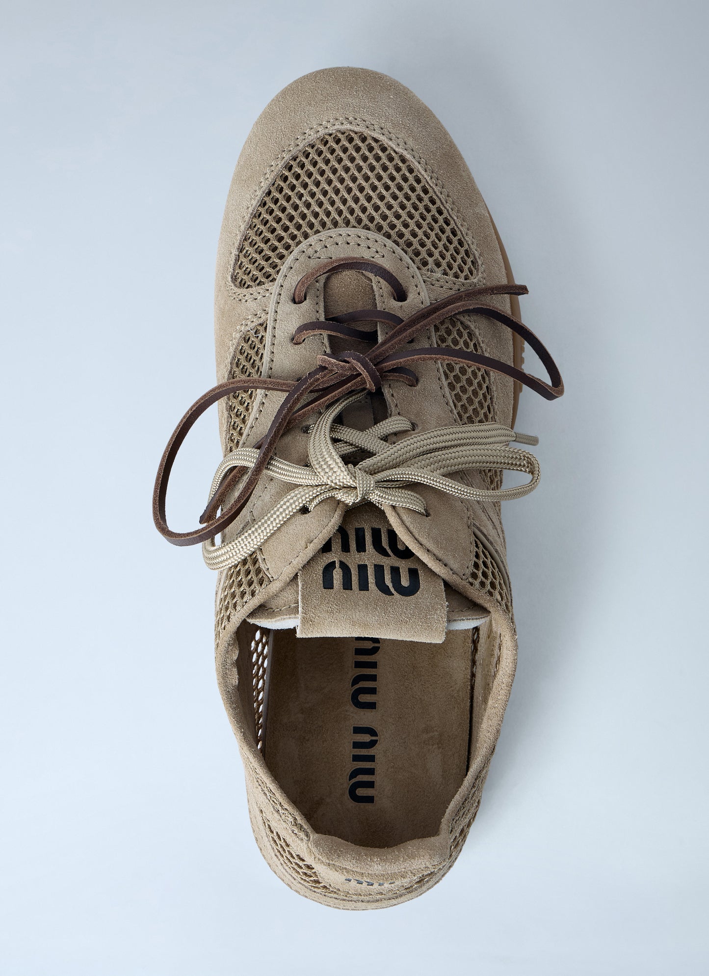 Miu Miu Women Rope And Suede Sneakers MIU MIU