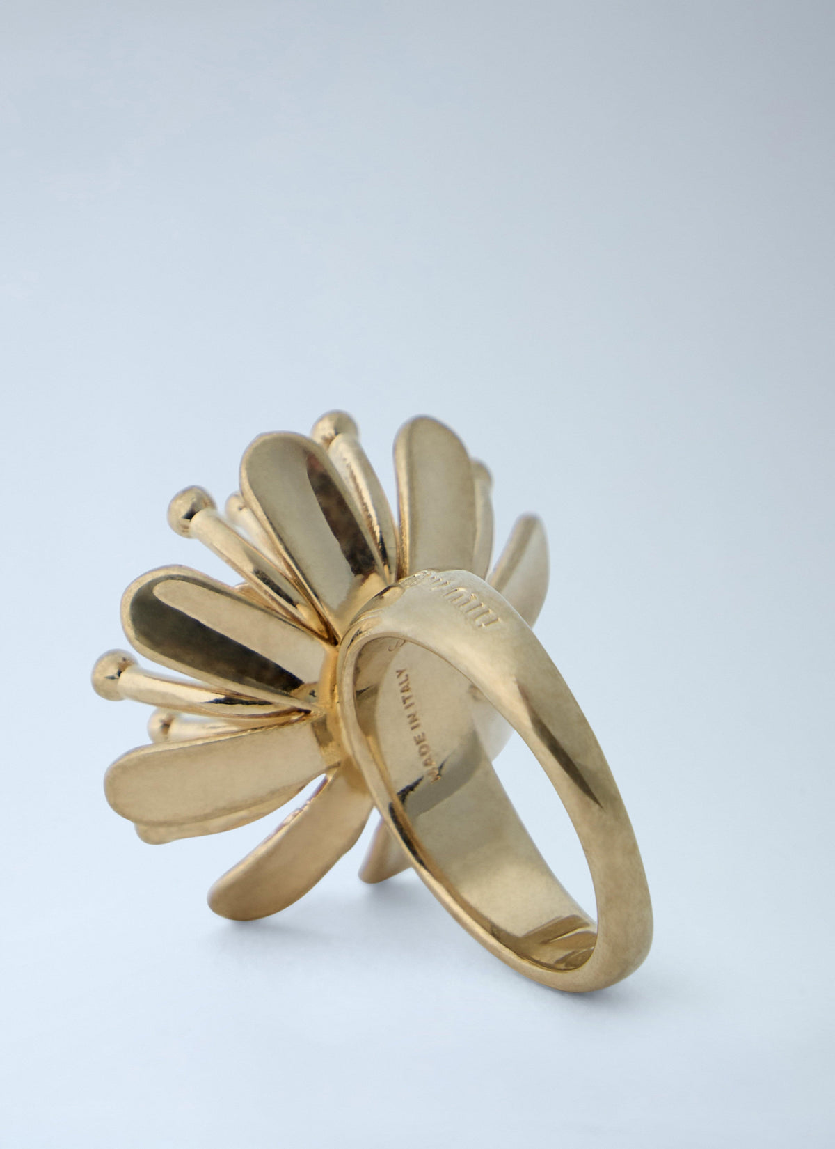 Miu Miu Women Mental Ring With Crystals MIU MIU