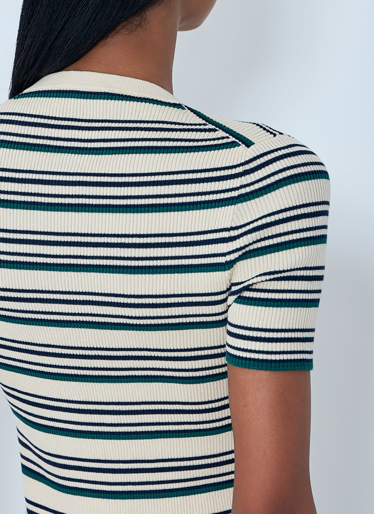Miu Miu Women Stripes T-Shirt MIU MIU