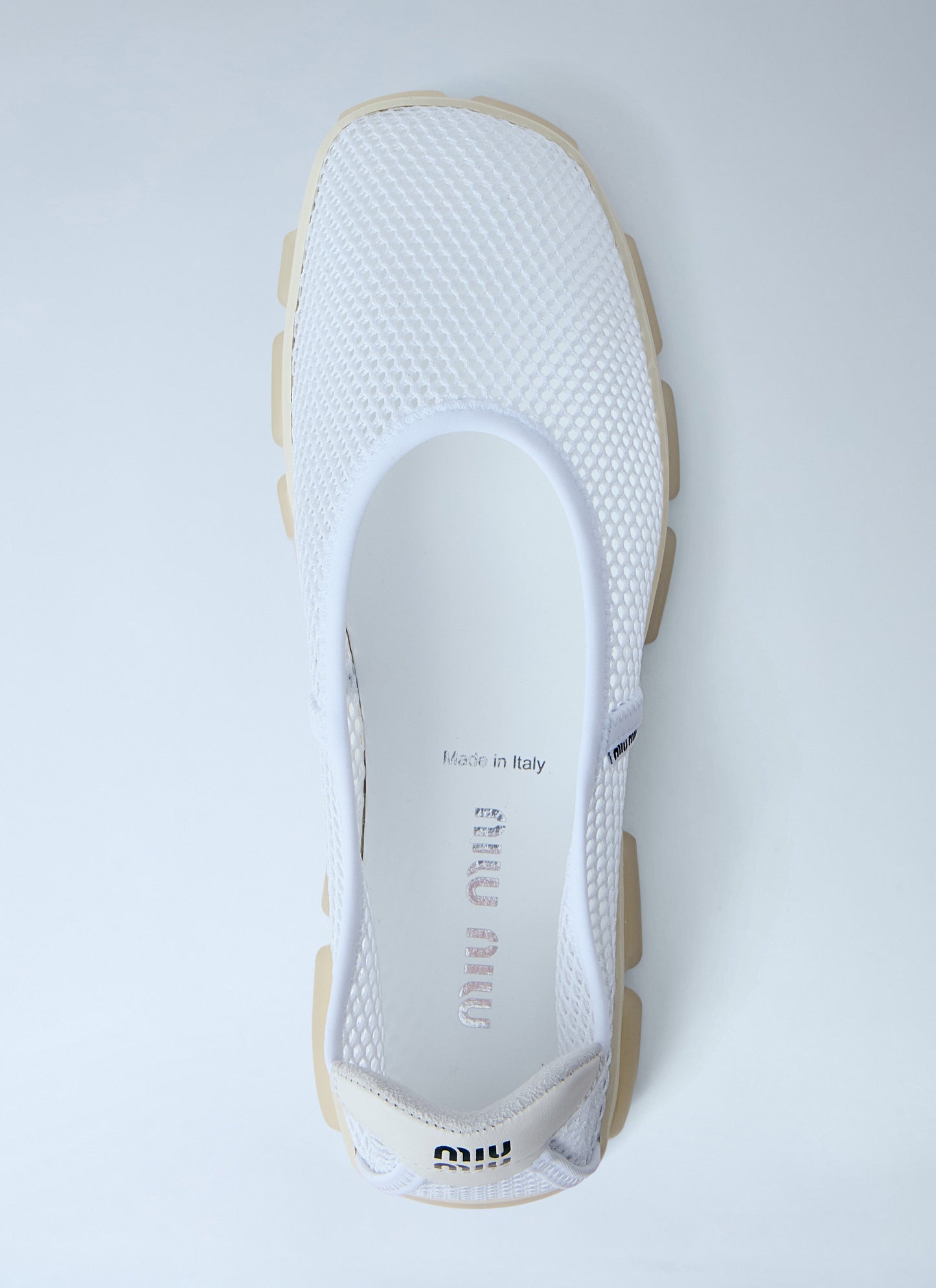 Miu Miu Women Mesh Slip-On Flats MIU MIU