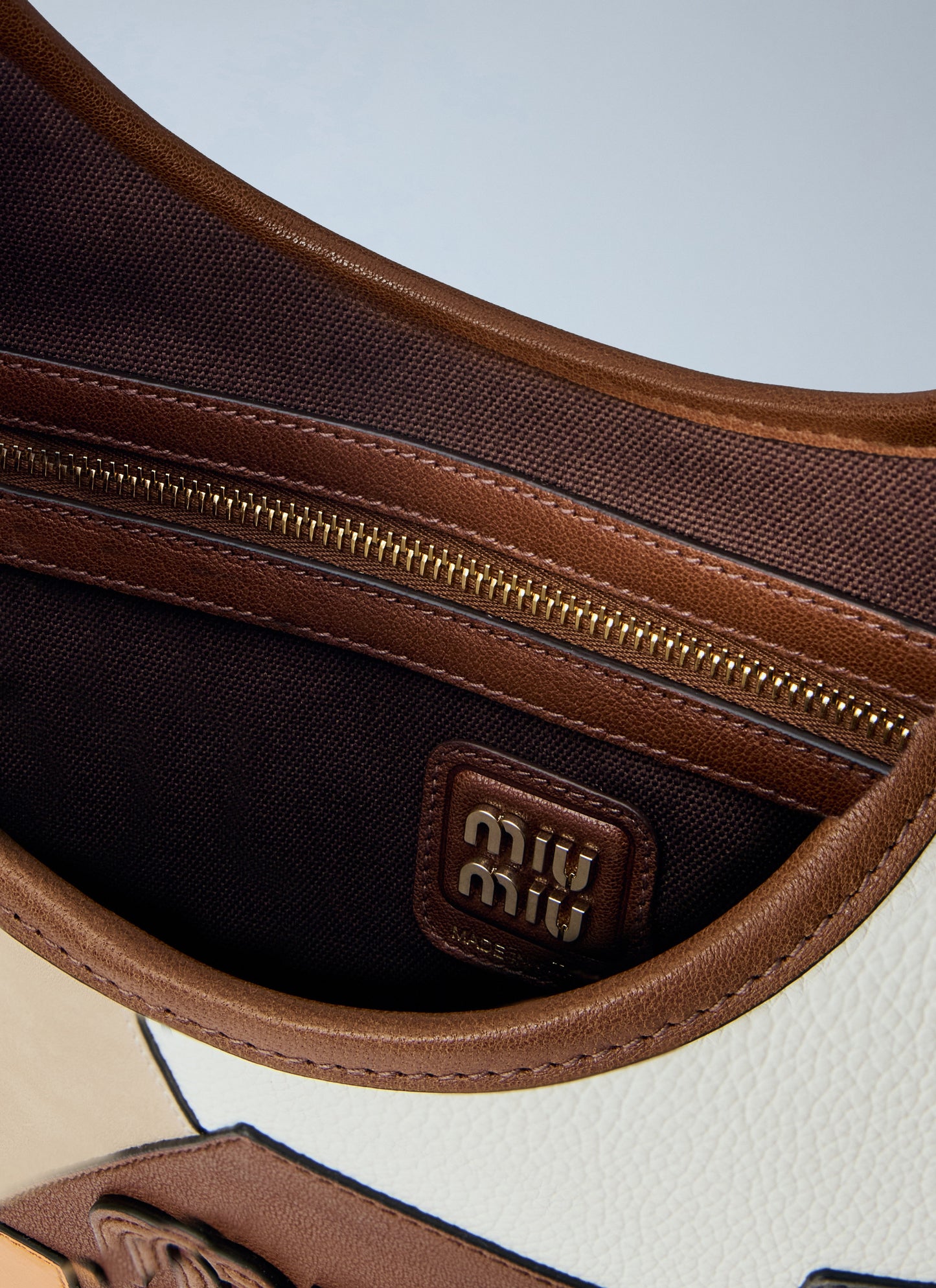 Miu Miu Women Ivy Leather Shoulder Bag MIU MIU