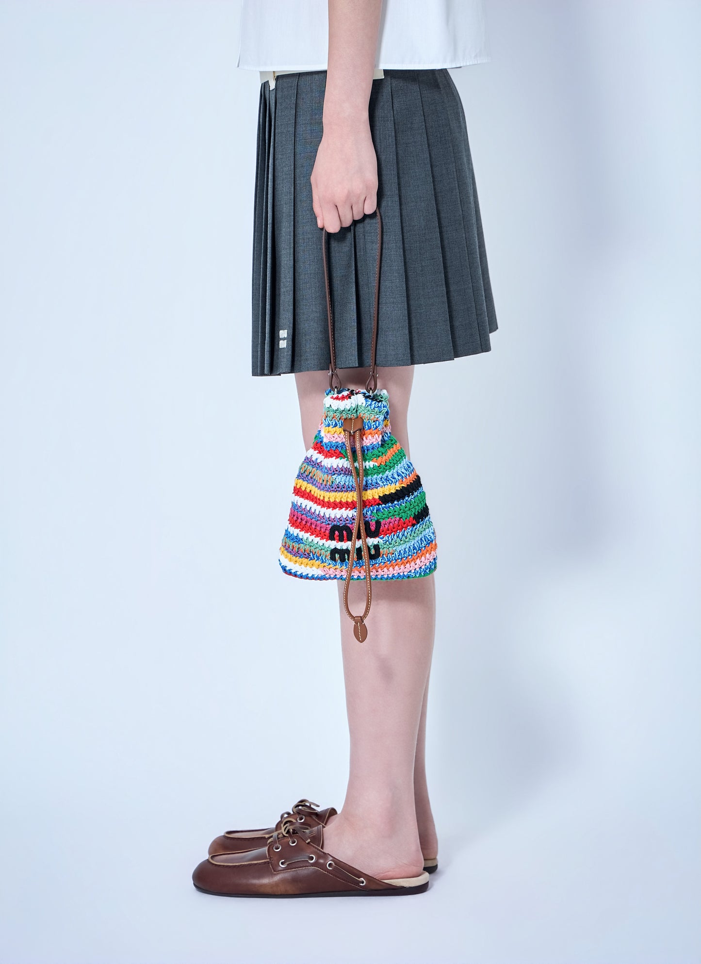 Miu Miu Women Crochet Pouch Bag MIU MIU