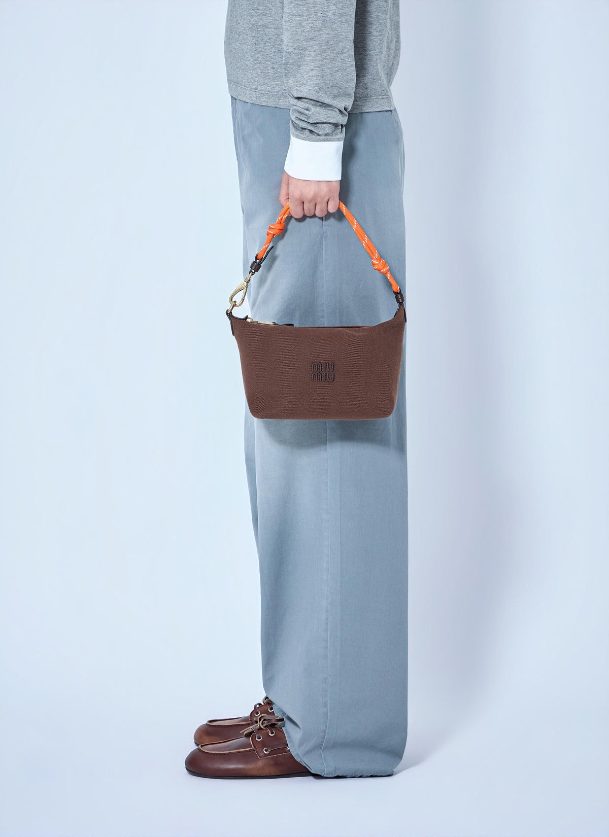 Miu Miu Women Gabardine Zip Handbag MIU MIU
