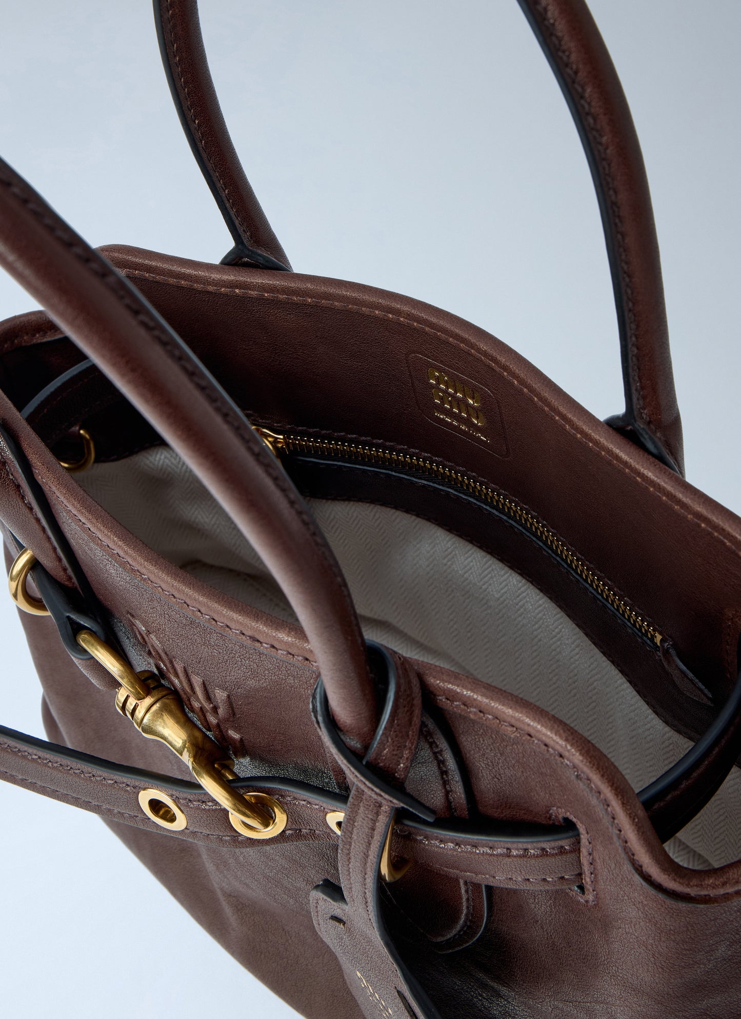 Miu Miu Women Adventure Nappa Leather Bag