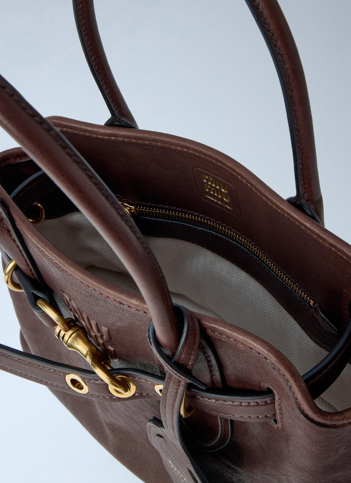 Miu Miu Women Adventure Nappa Leather Bag MIU MIU