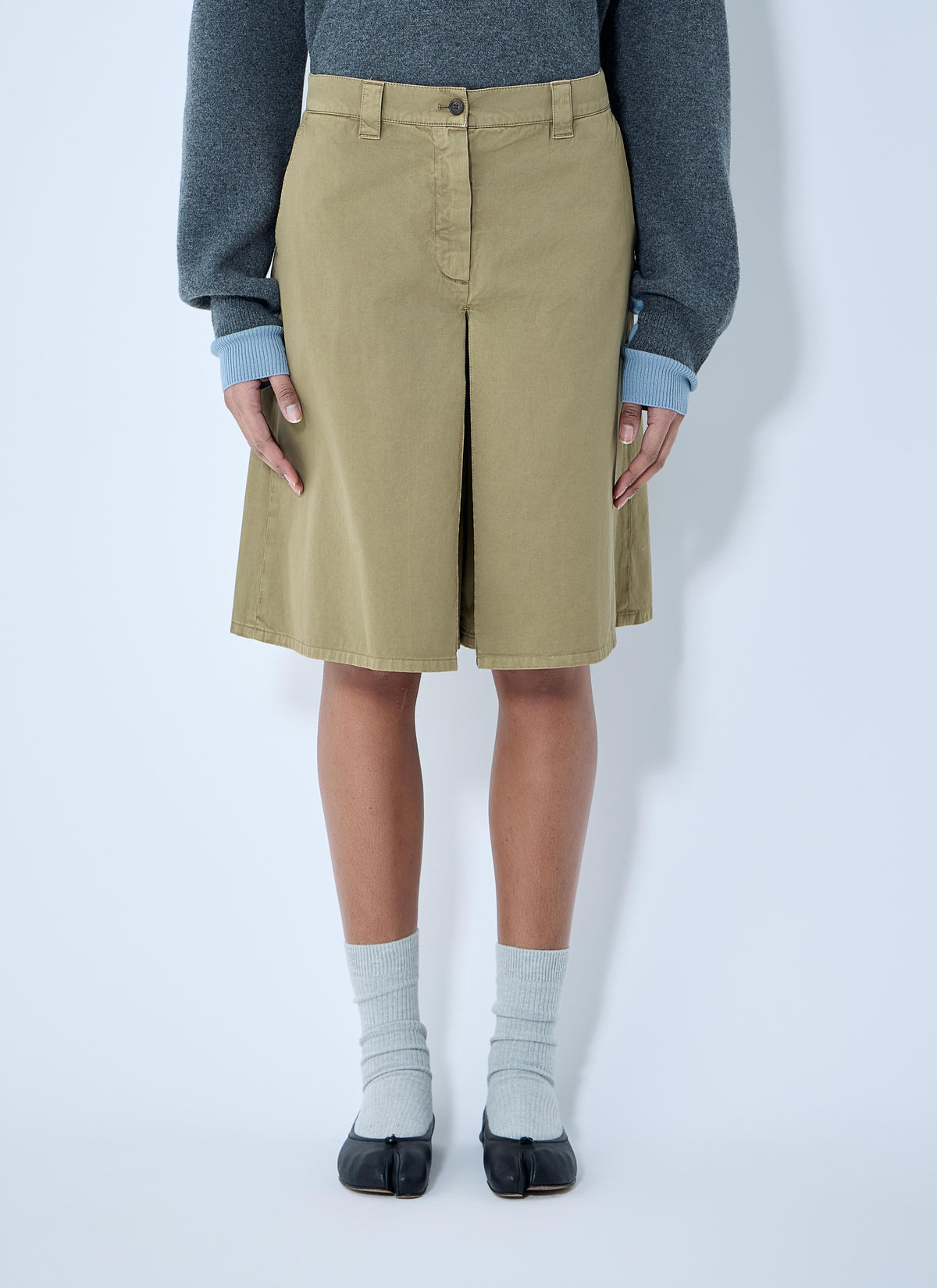 Miu Miu Men Garment-Dyed Skirt MIU MIU
