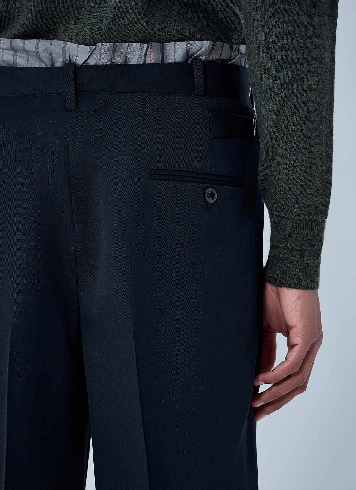 Maison Margiela Men Wool Pleated Pants MAISON MARGIELA