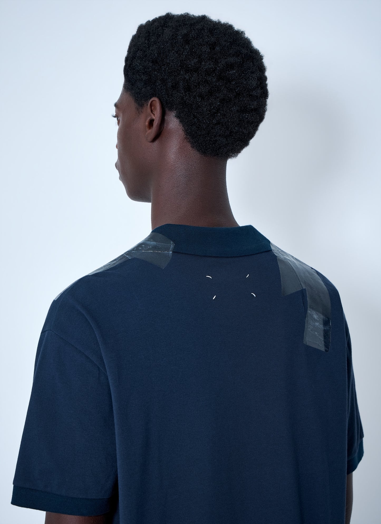 Maison Margiela Men V-Neck Panel T-Shirt MAISON MARGIELA