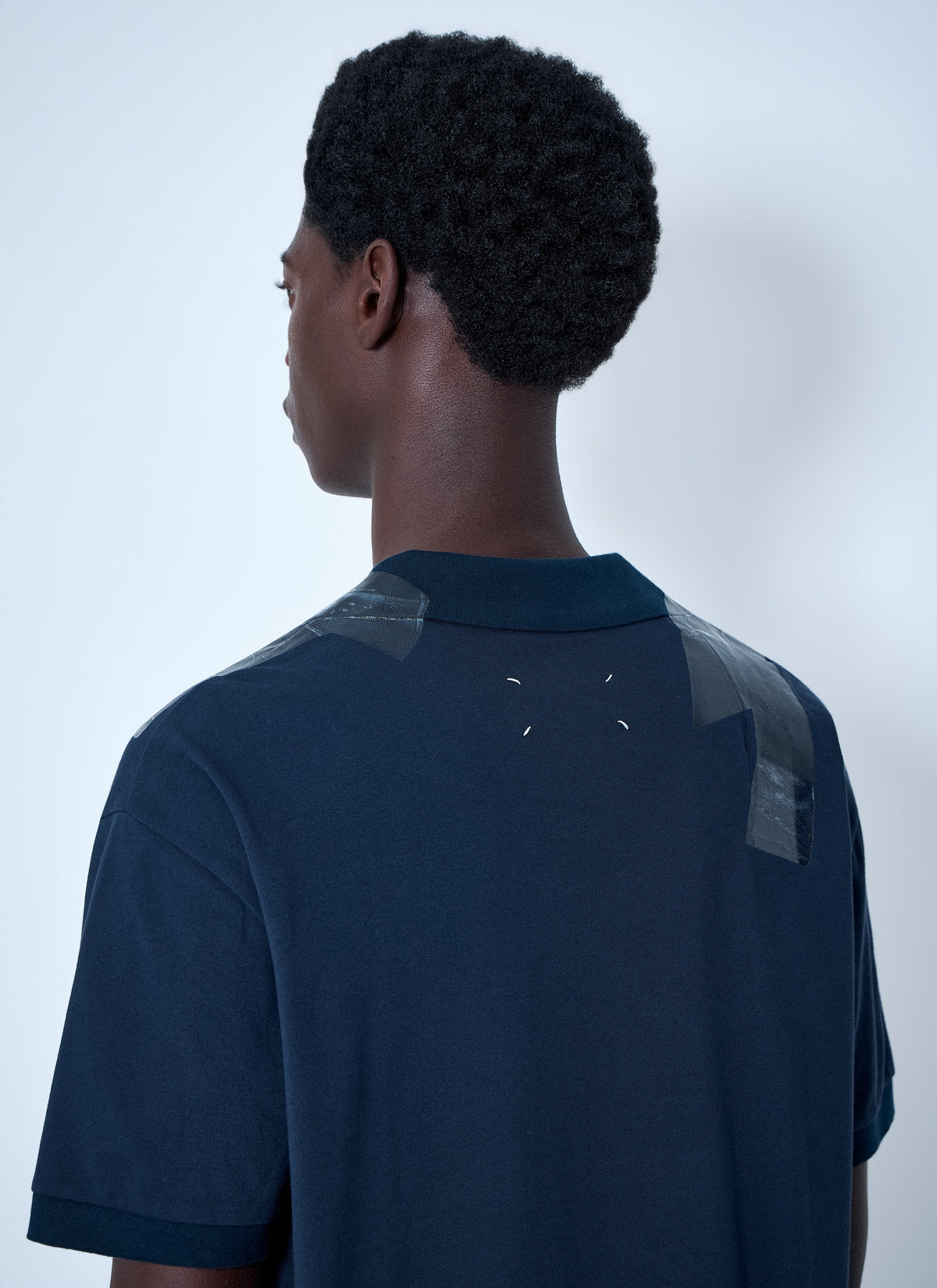 Maison Margiela Men V-Neck Panel T-Shirt MAISON MARGIELA