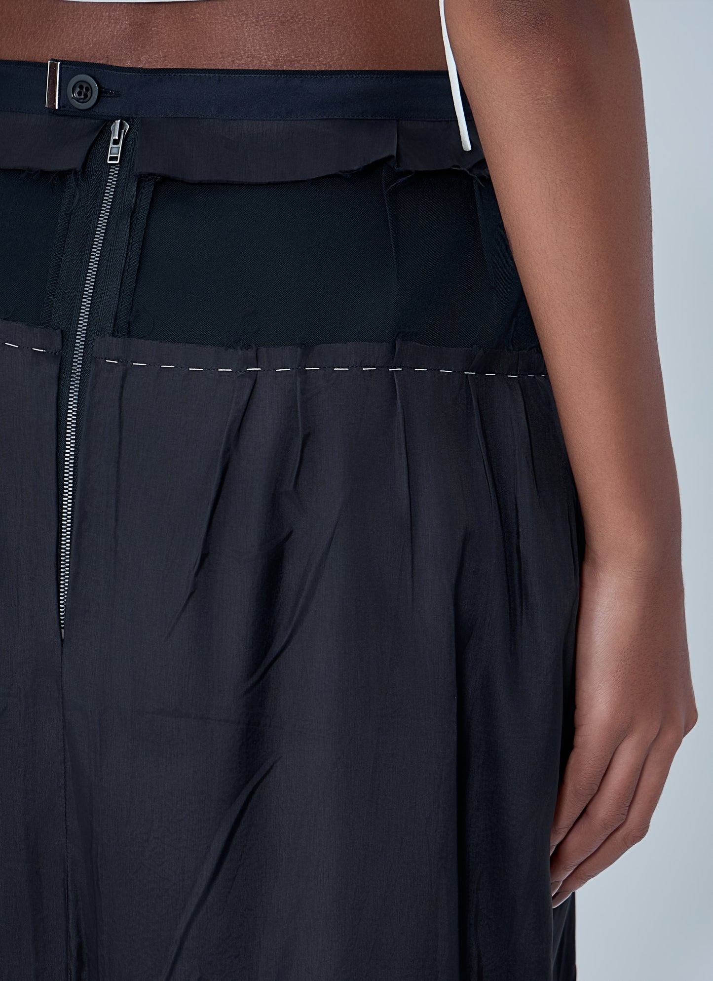 Maison Margiela Women Topstitching Midi Skirt MAISON MARGIELA