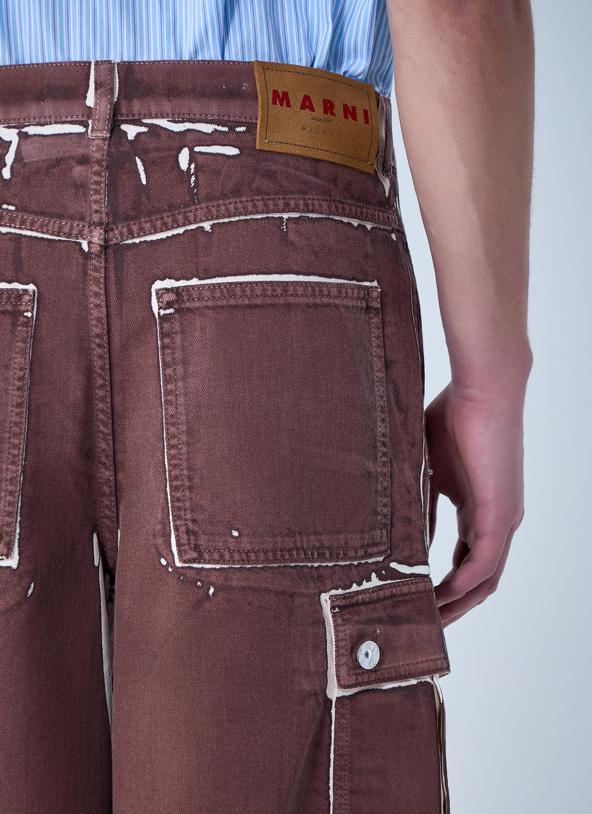 Marni Men Utility Cargo Shorts MARNI