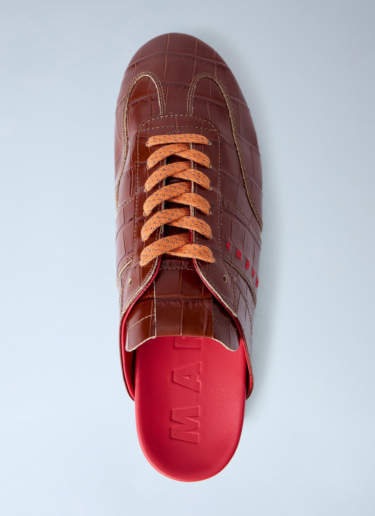 Marni Men Laced Leather Mules MARNI