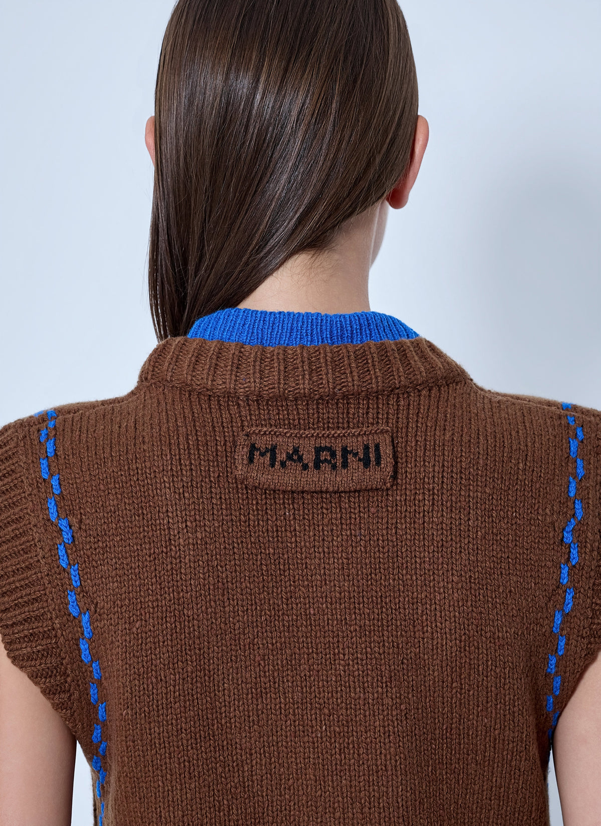 Marni Women Geometric Knit Sleeveless Vest MARNI
