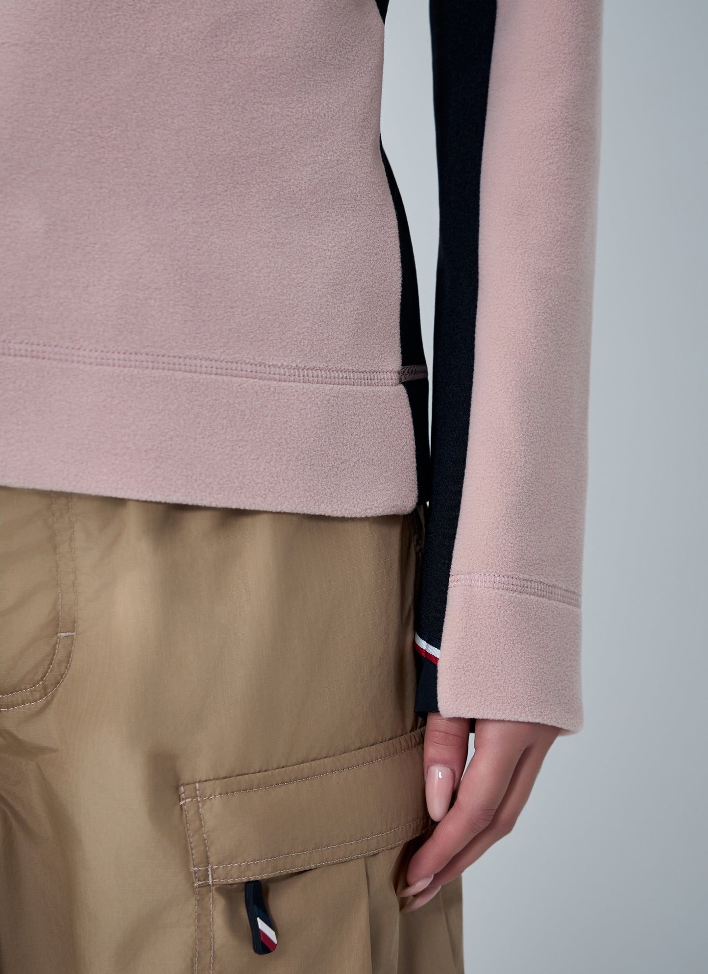 Moncler Grenoble Women Contrast Panel Sweatshirt MONCLER GRENOBLE