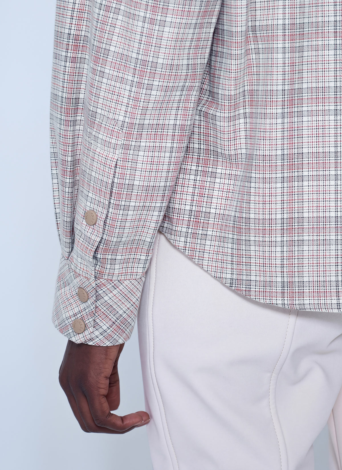 Moncler Grenoble Women Checked Button-Up Shirt MONCLER GRENOBLE