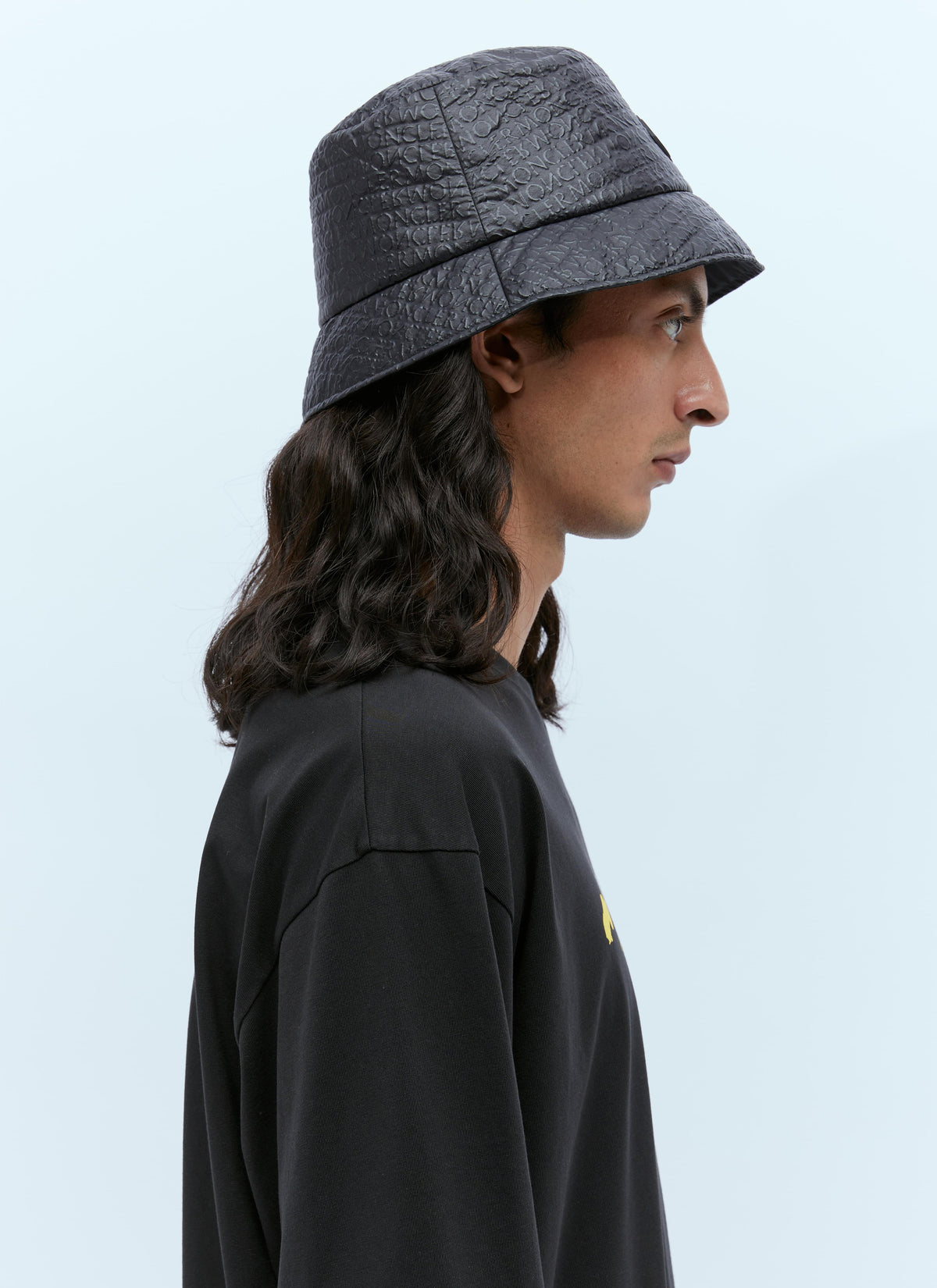 Moncler Men Logo Patch Bucket Hat MONCLER