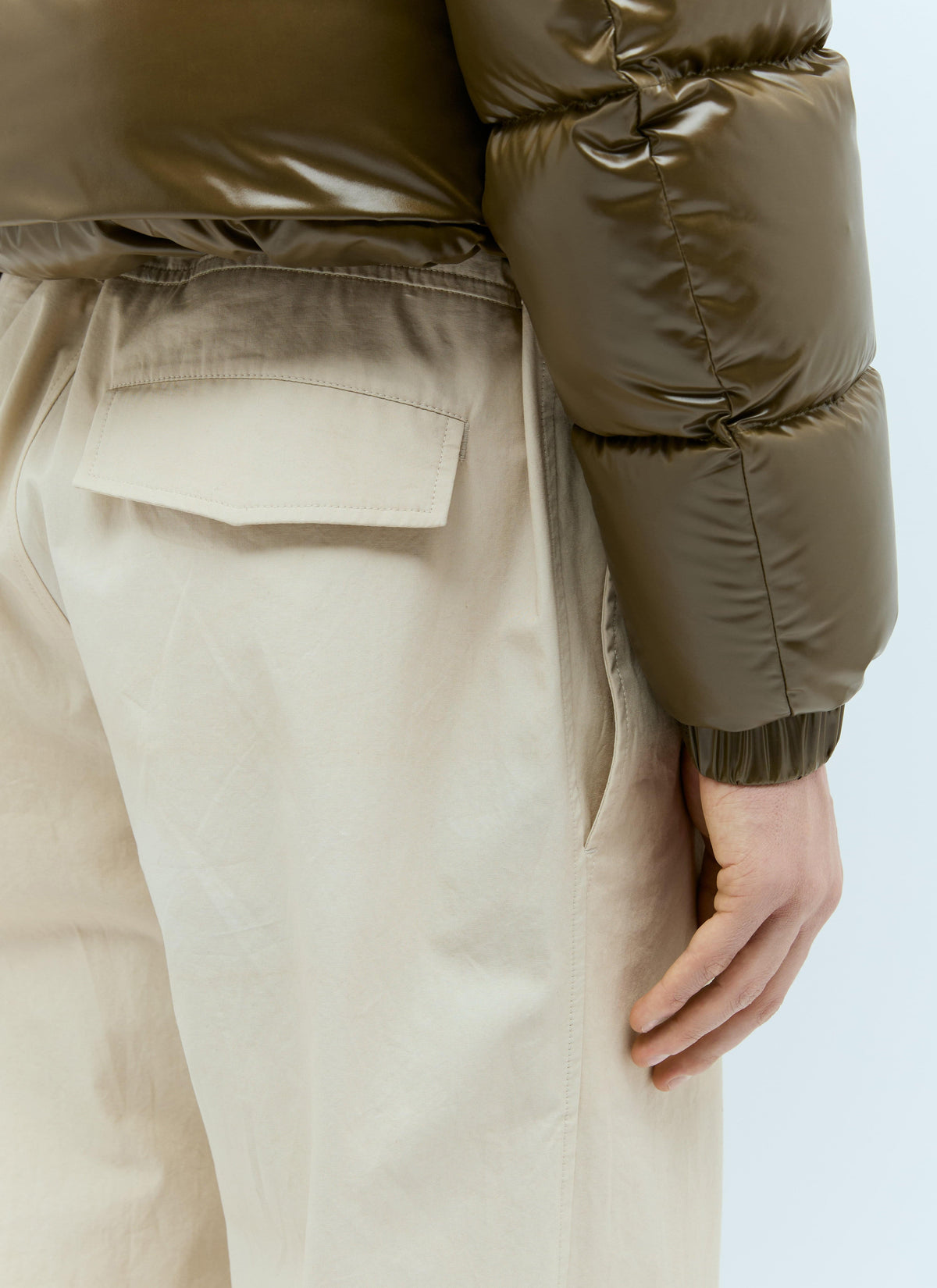 Moncler Men Drawstring Poplin Pants MONCLER