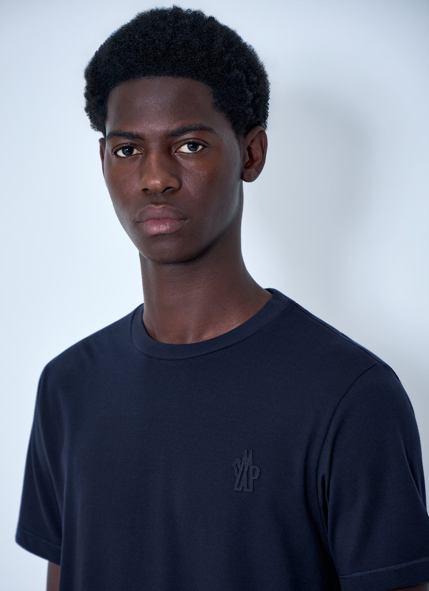 Moncler Men Set Of Three Logo Motif T-Shirts MONCLER