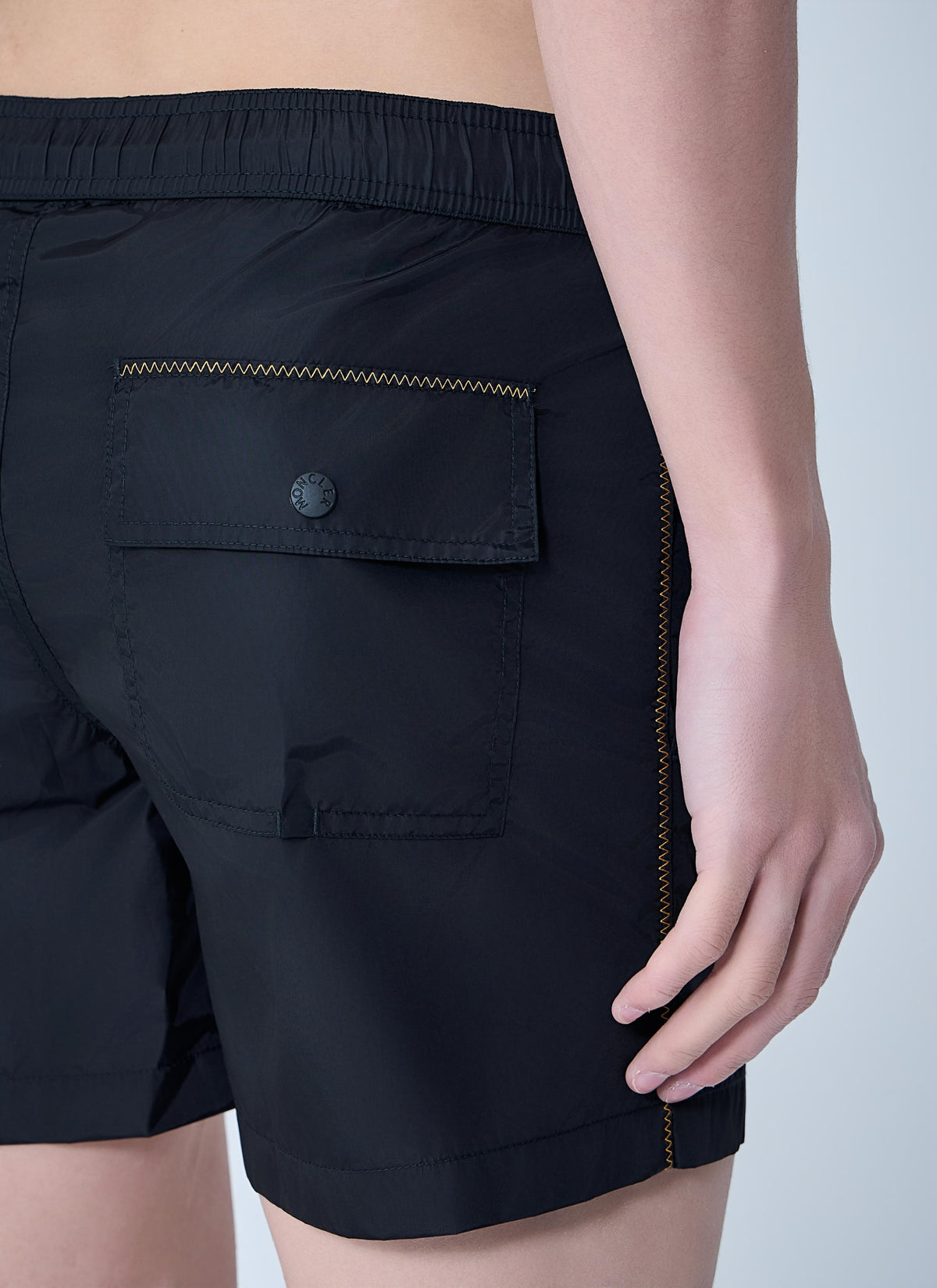 Moncler Men Elastic Waist Swim Shorts MONCLER