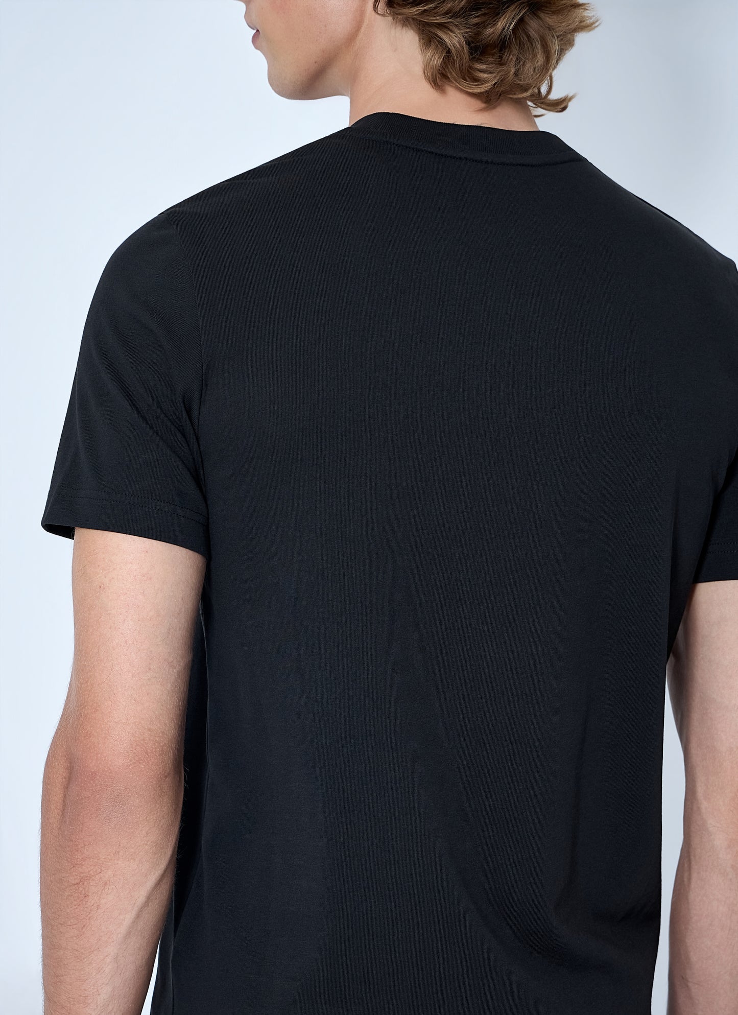 Moncler Men Logo Motif Cotton Jersey T-Shirt MONCLER