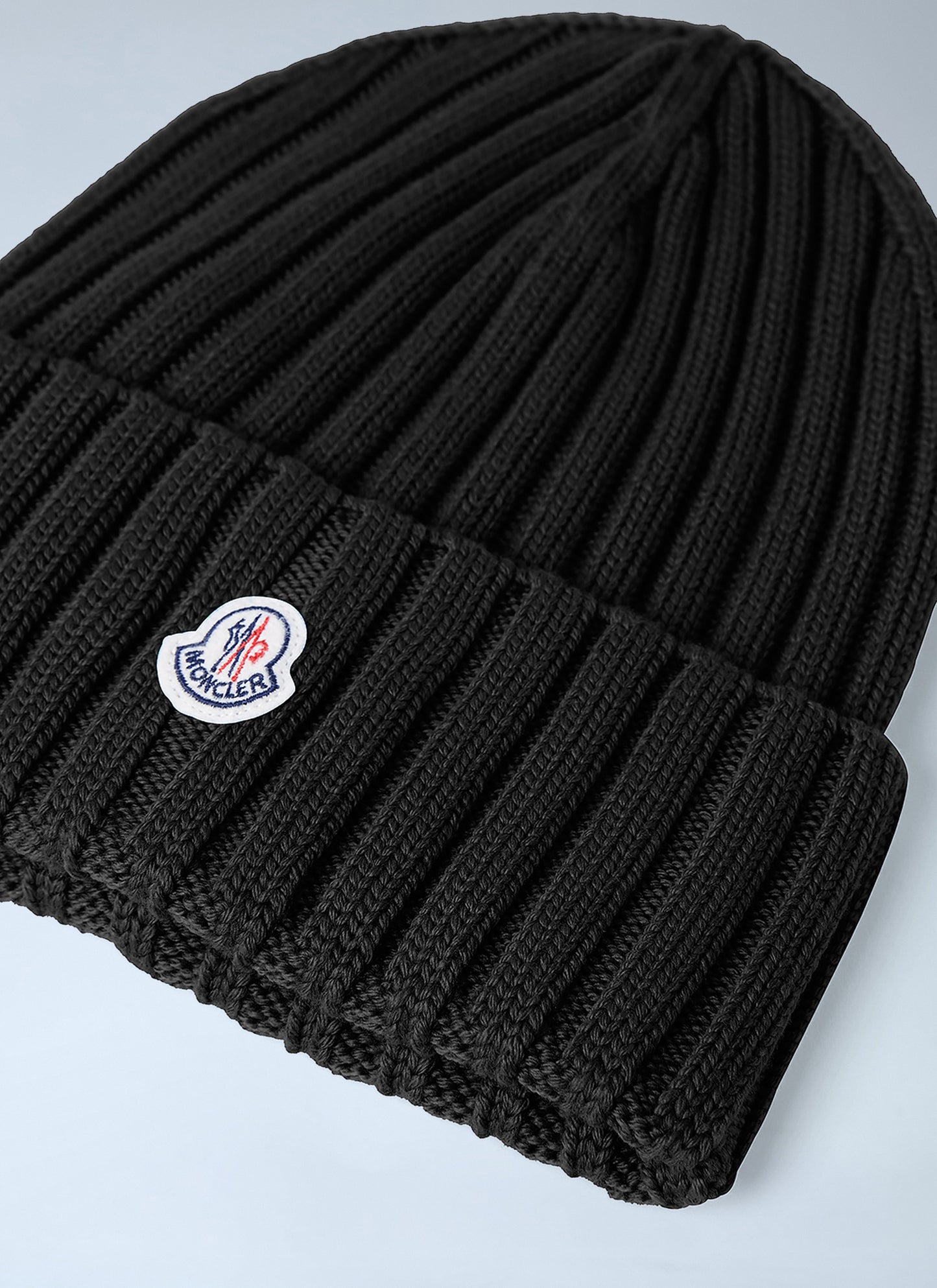 Moncler Women Logo Patch Beanie Hat MONCLER