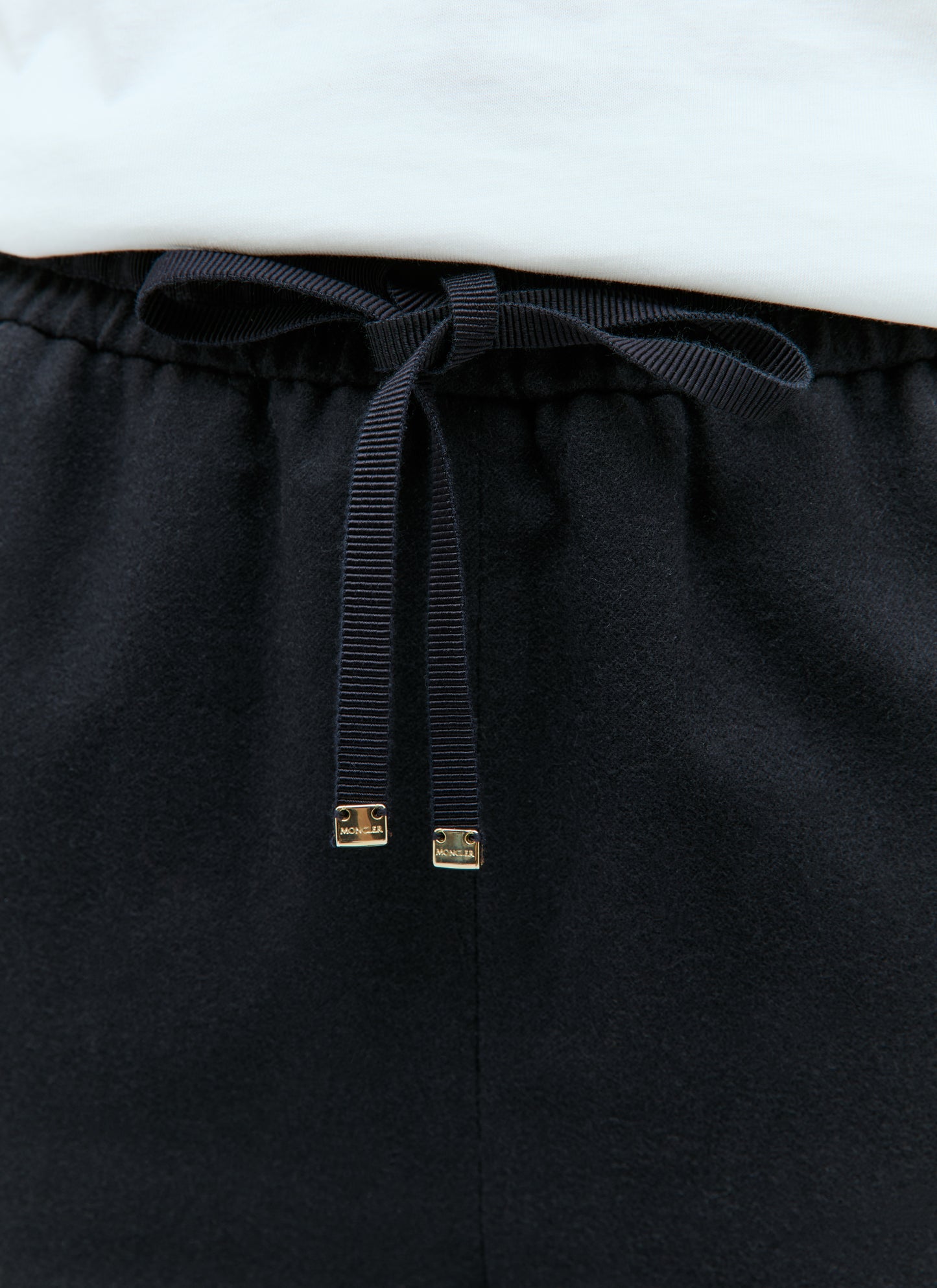 Moncler Women Wool-Blend Drawstring Trackpants MONCLER
