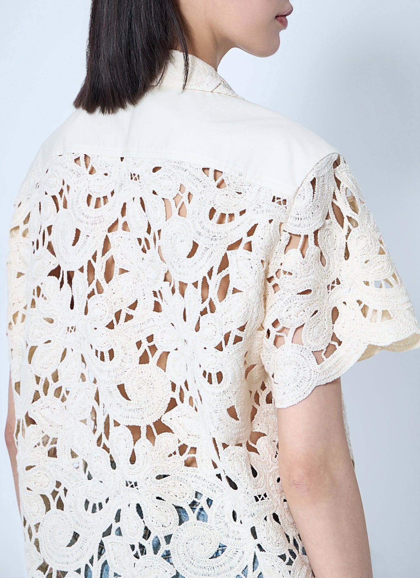 Moncler Women Short Sleeve Button-Down Shirt MONCLER