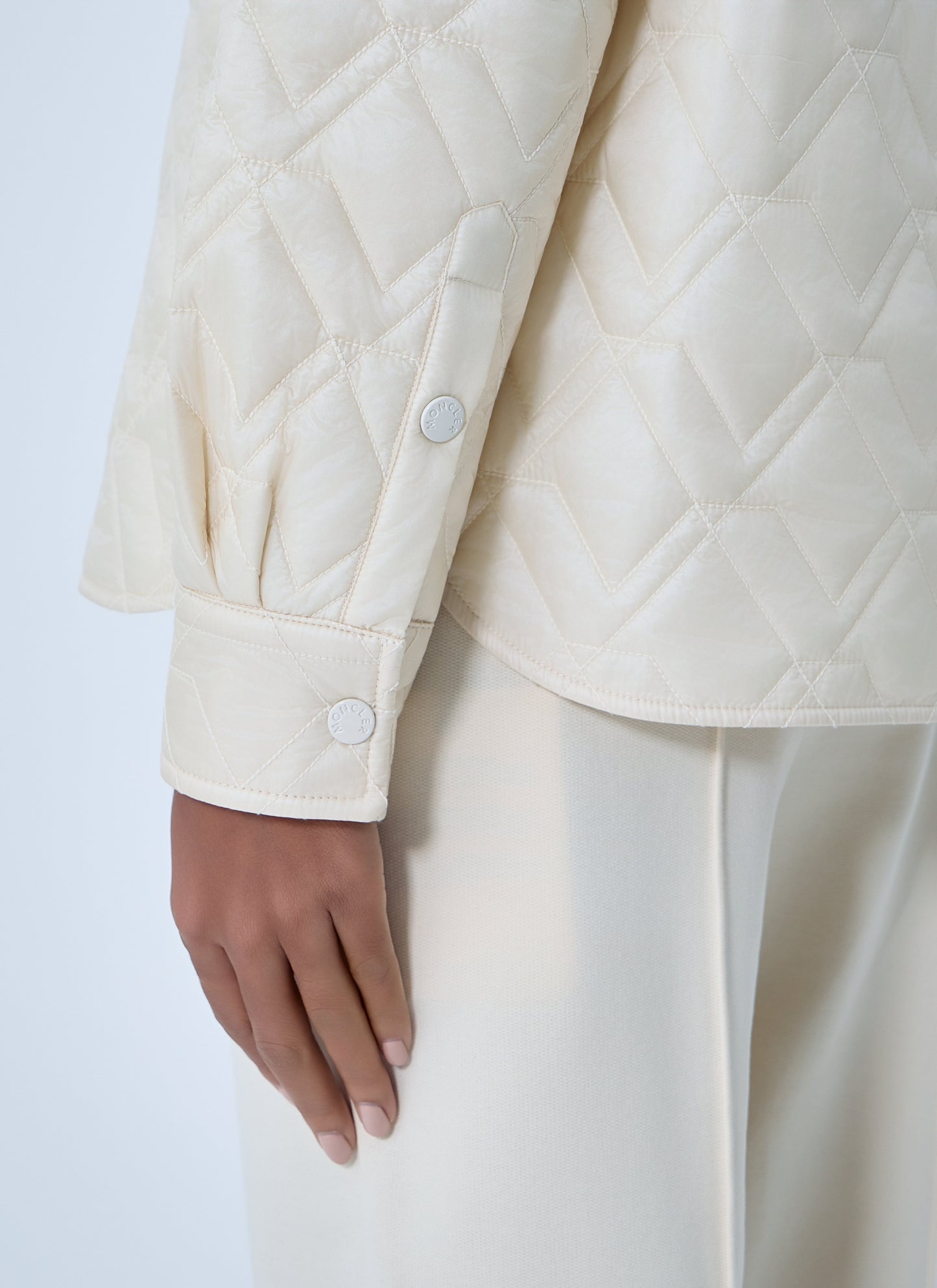 Moncler Women Logo Motif Quilted Jacket MONCLER