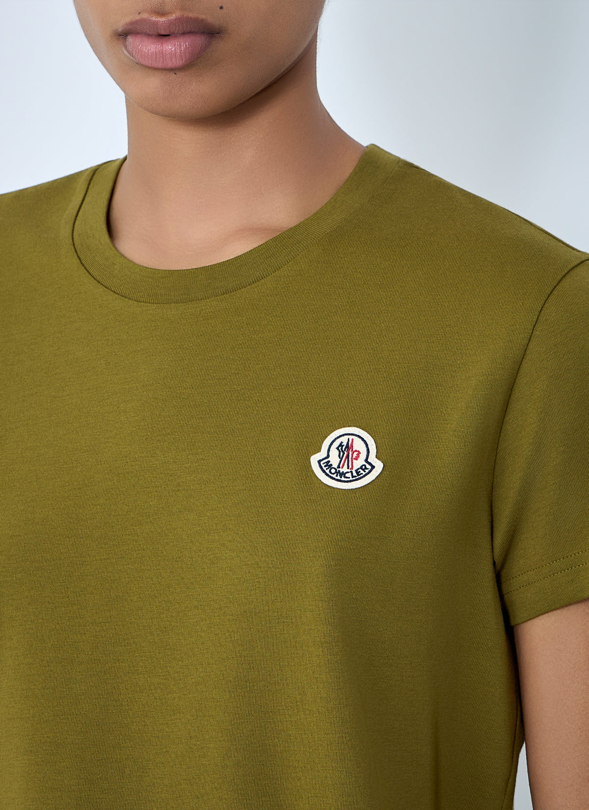Moncler Women Pack Of Three Cotton Jersey Logo T-Shirts MONCLER