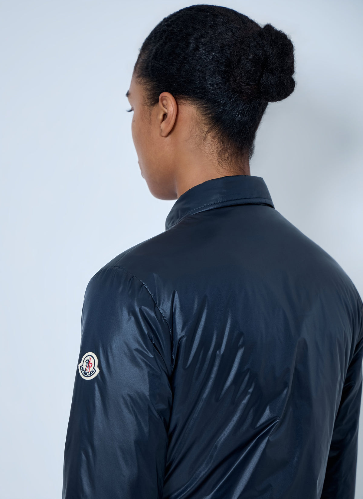 Moncler Women Lanset Packable Short Down Shirt Jacket