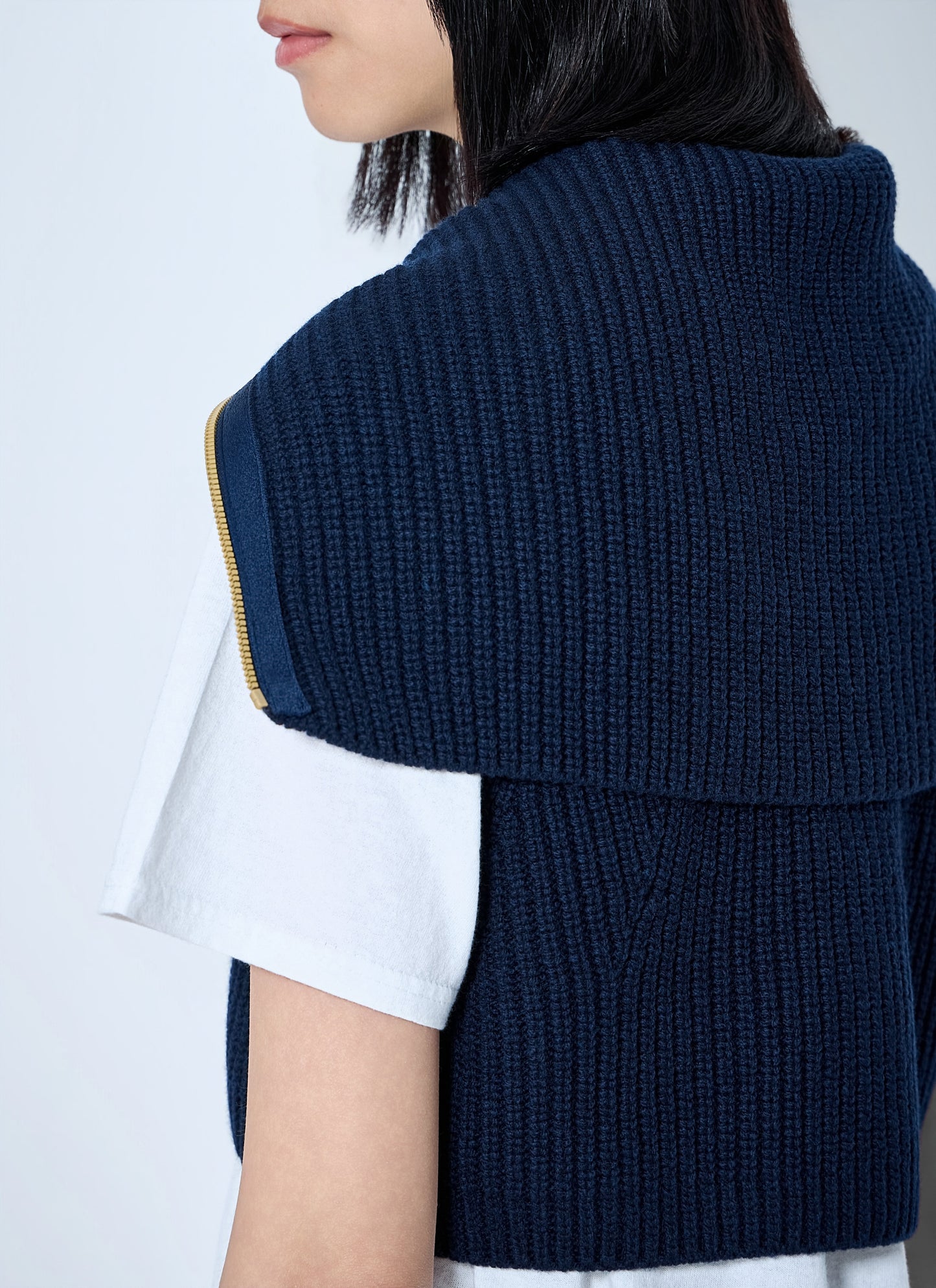 Moncler Women Zip-Front Knit Vest