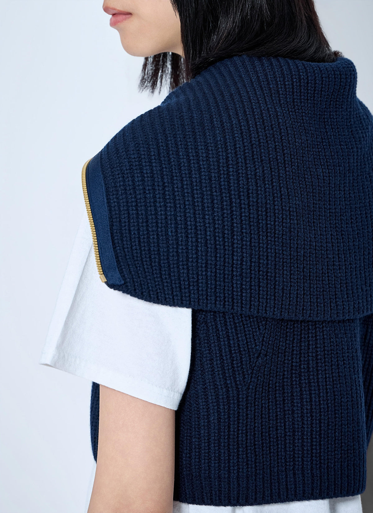 Moncler Women Zip-Front Knit Vest MONCLER