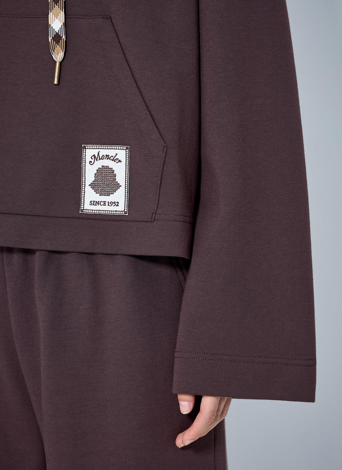 Moncler Women Hooded Sweatshirt With Contrast Drawstrings MONCLER