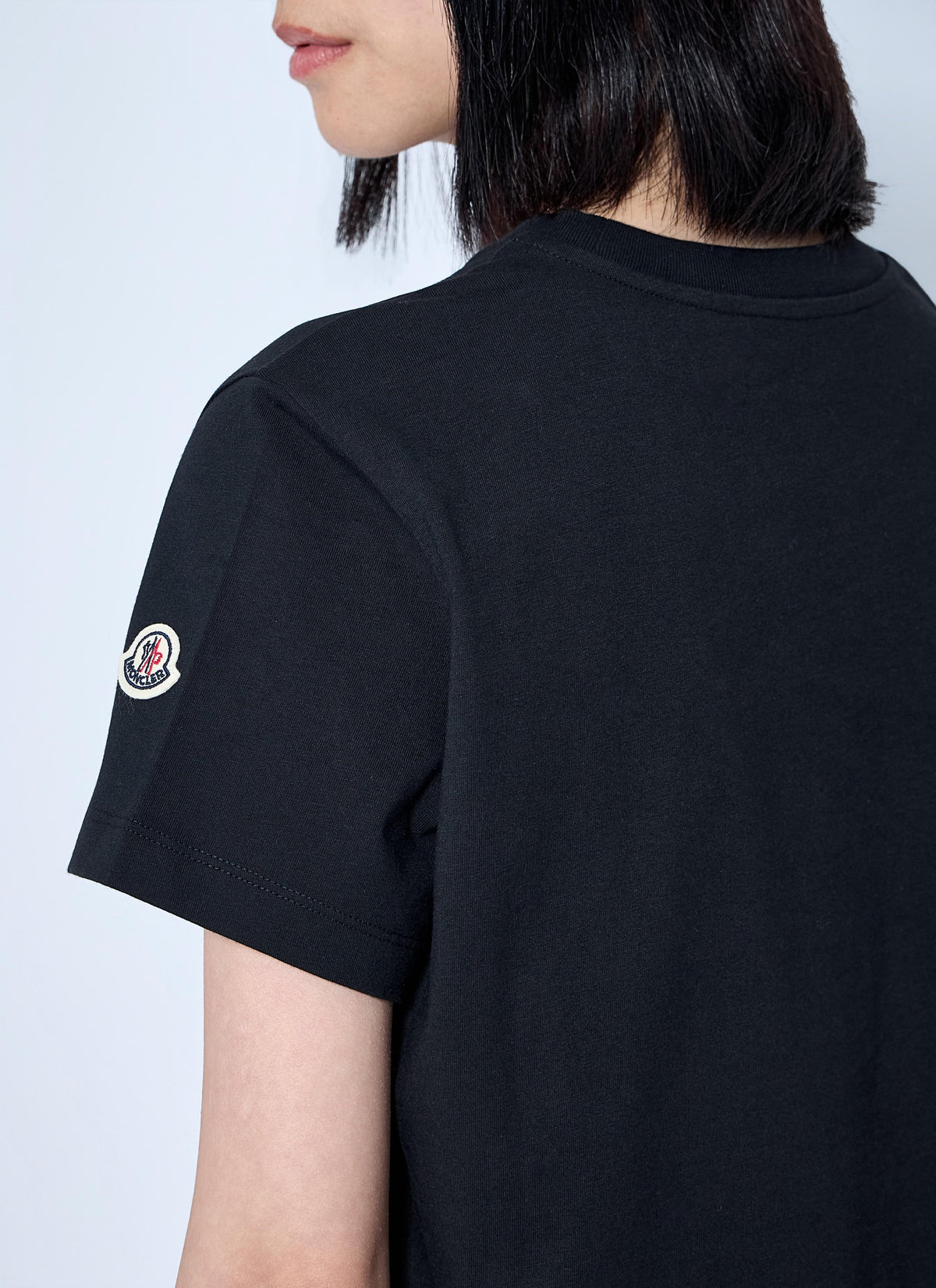 Moncler Women Logo Embroidered T-Shirt MONCLER